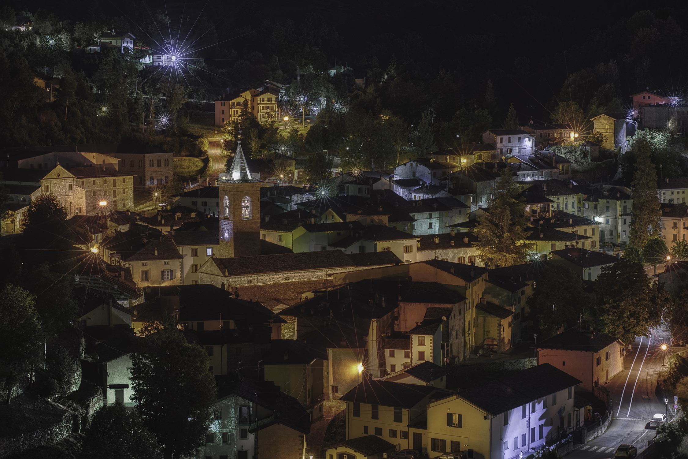 Fiumalbo by night