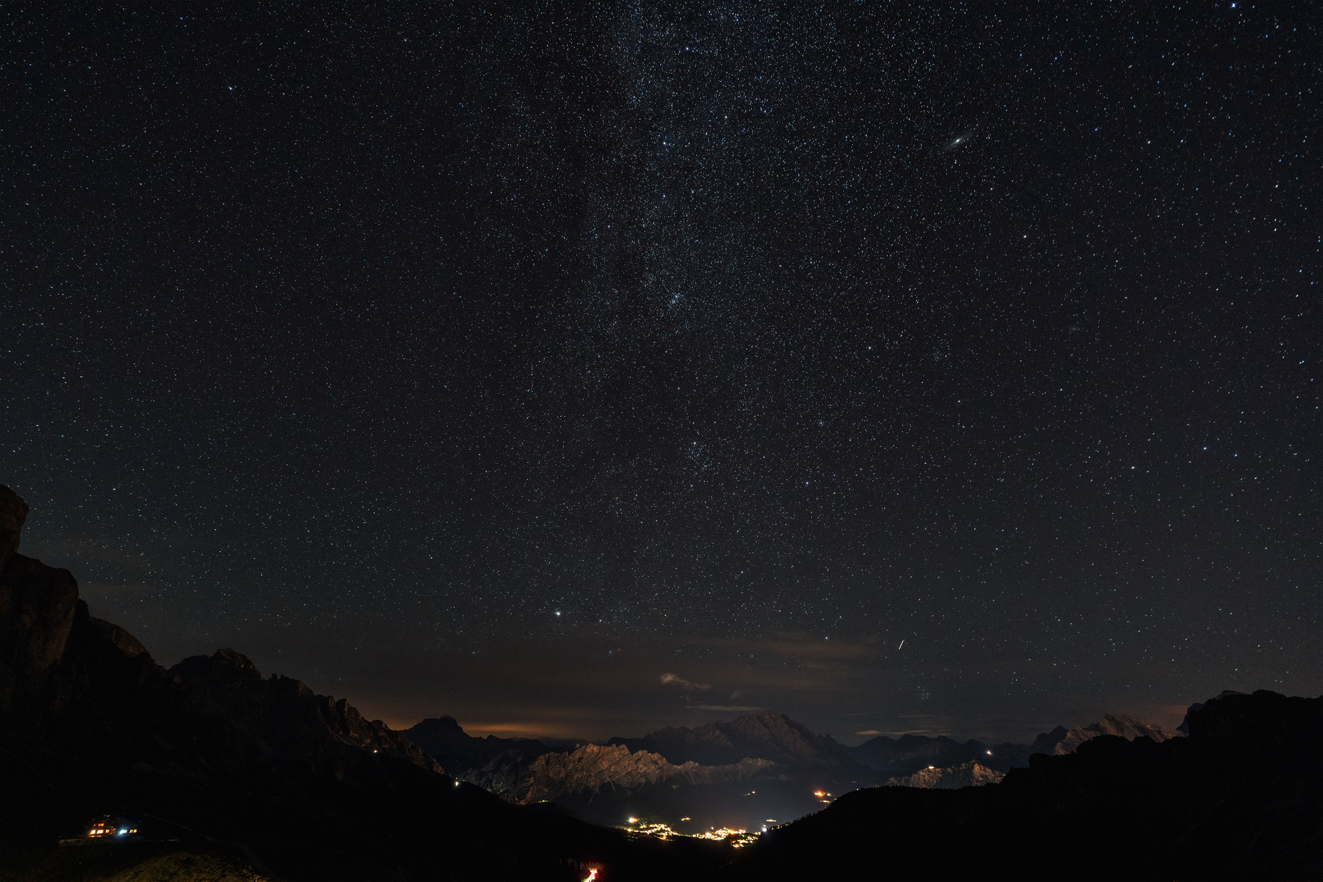 Cortina, View from Giau Pass