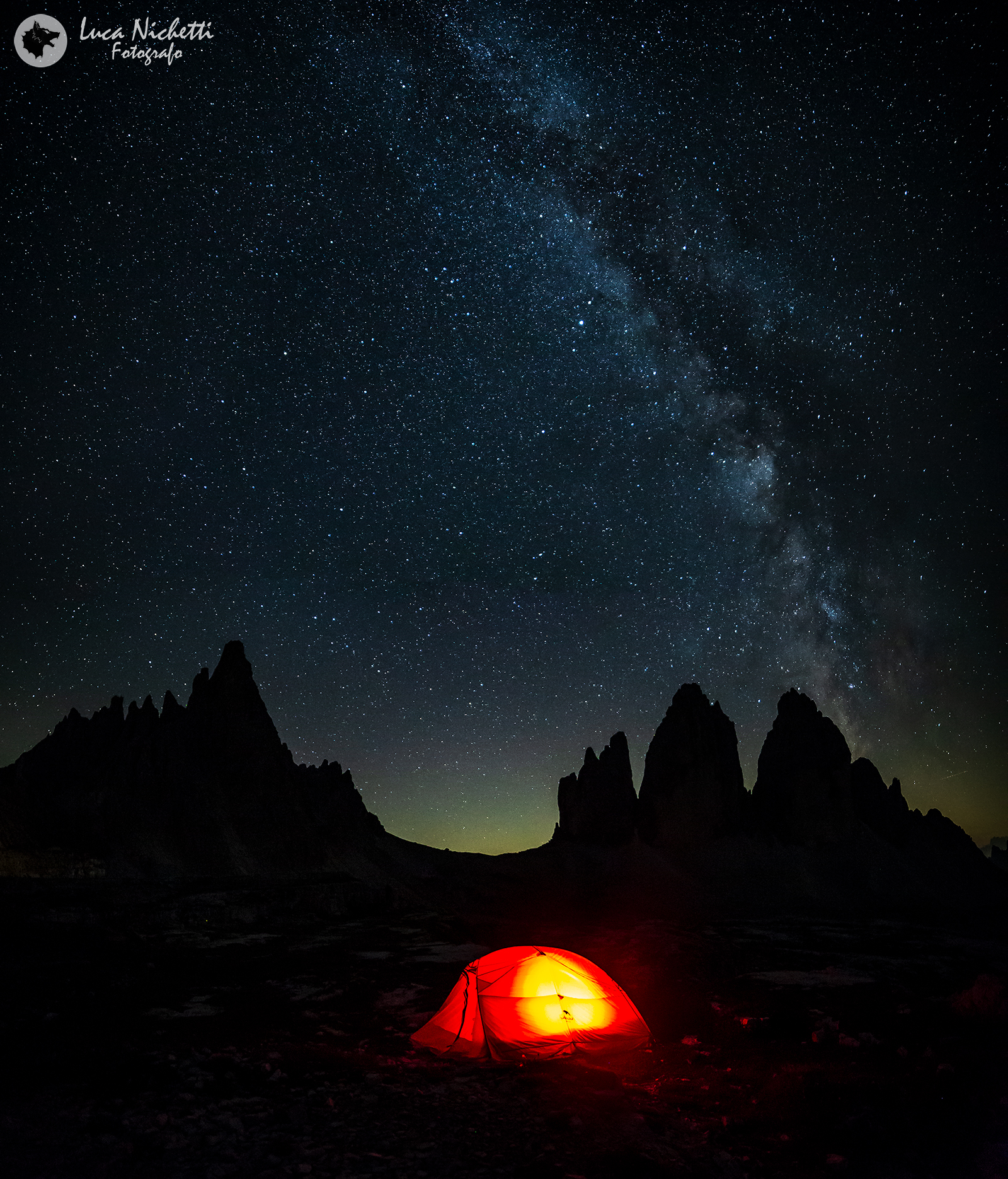 The stars are out tonight, Tre Cime di Lavaredo