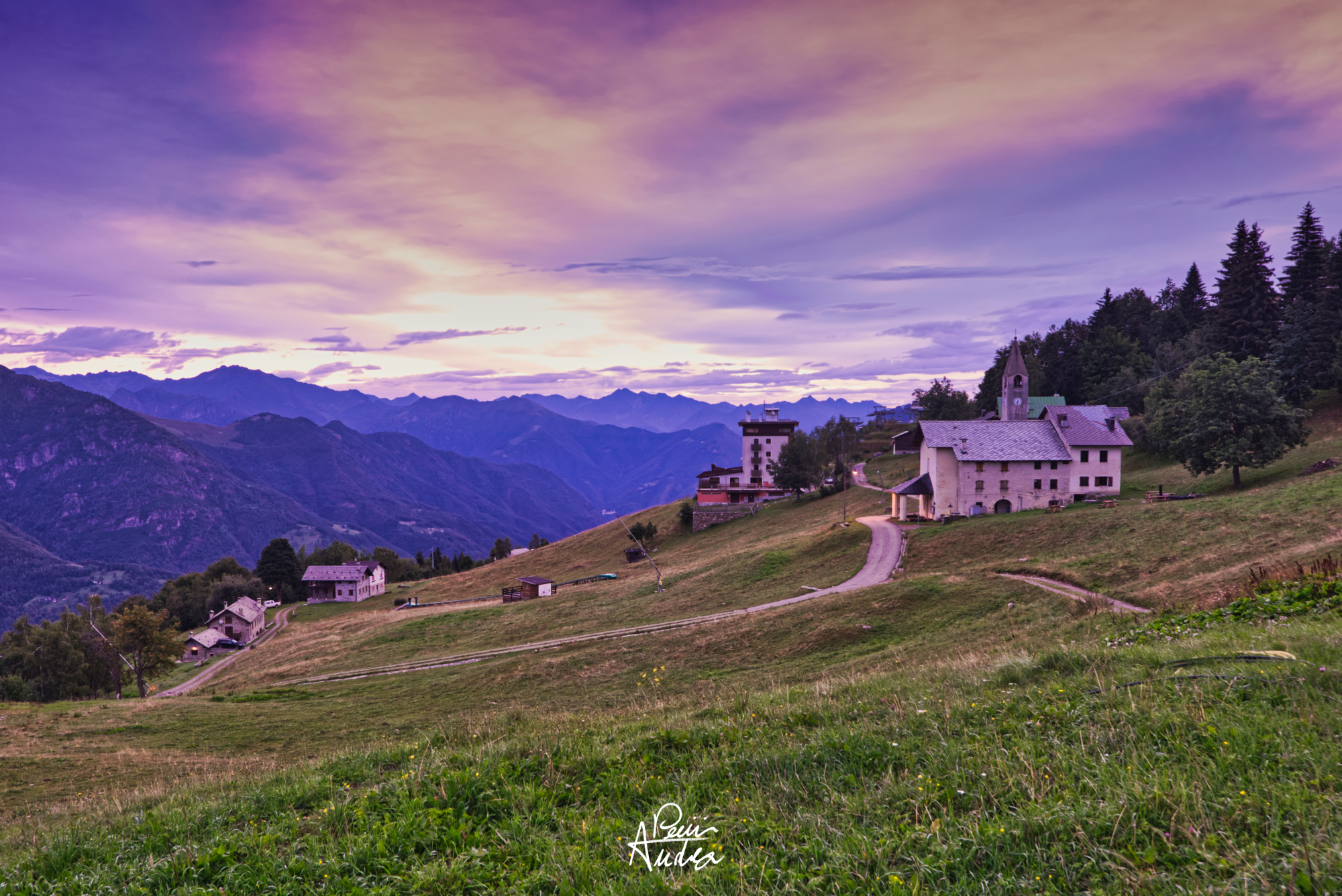 sunrise on the Mera Alps