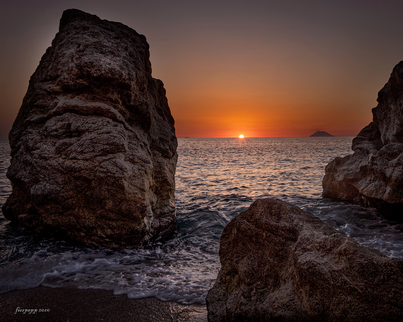 La scogliera Capo Vaticano (vv)