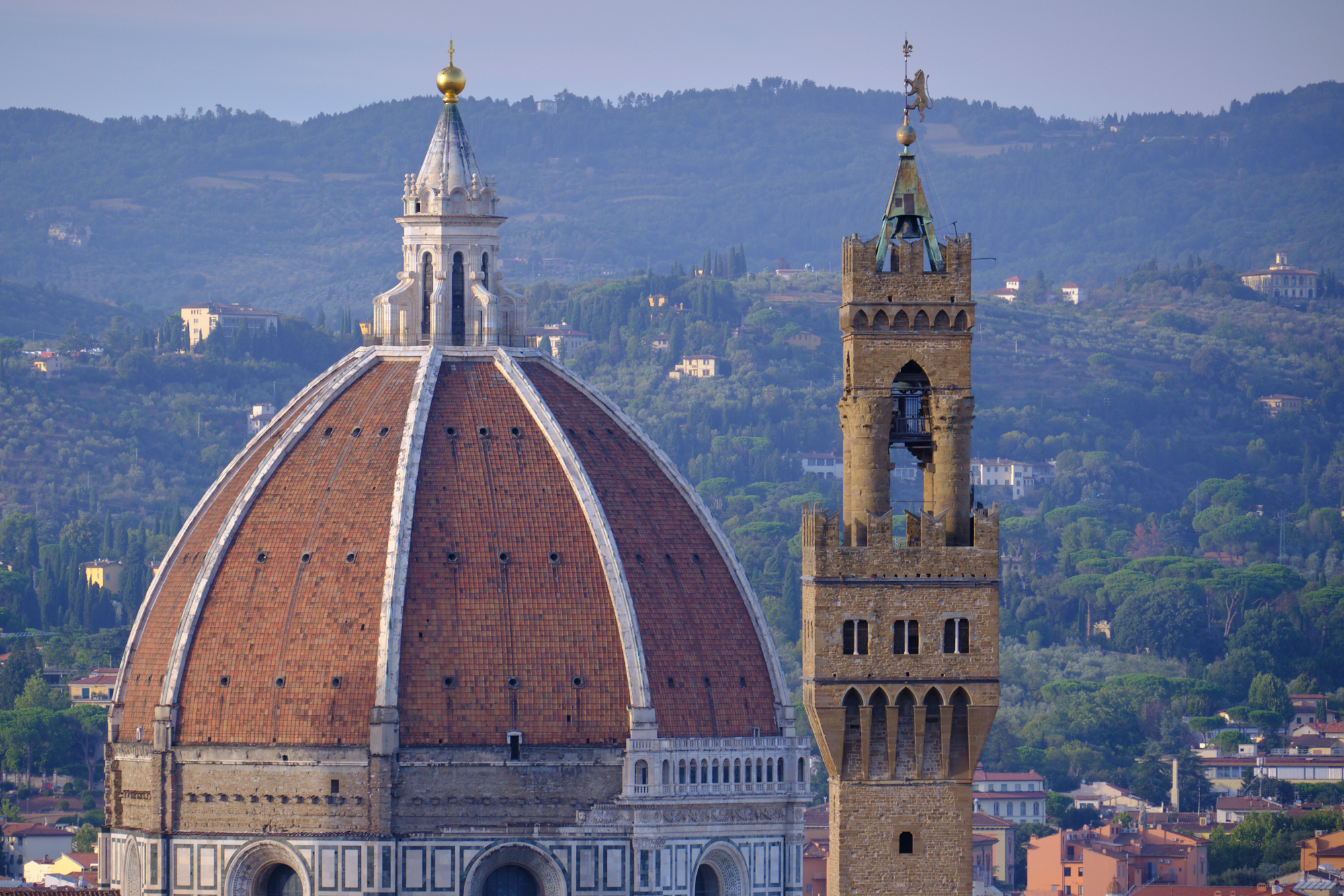 Particolare del Duomo e della torre di Arnolfo