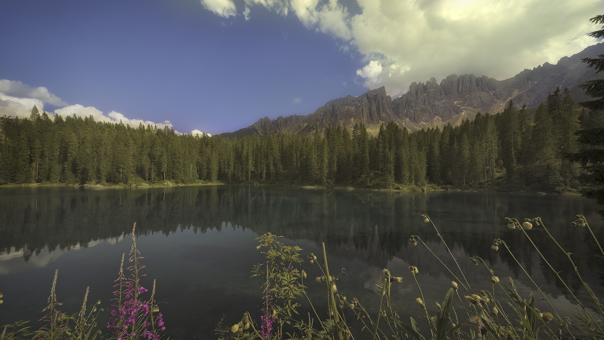 tramonto su Carezza2