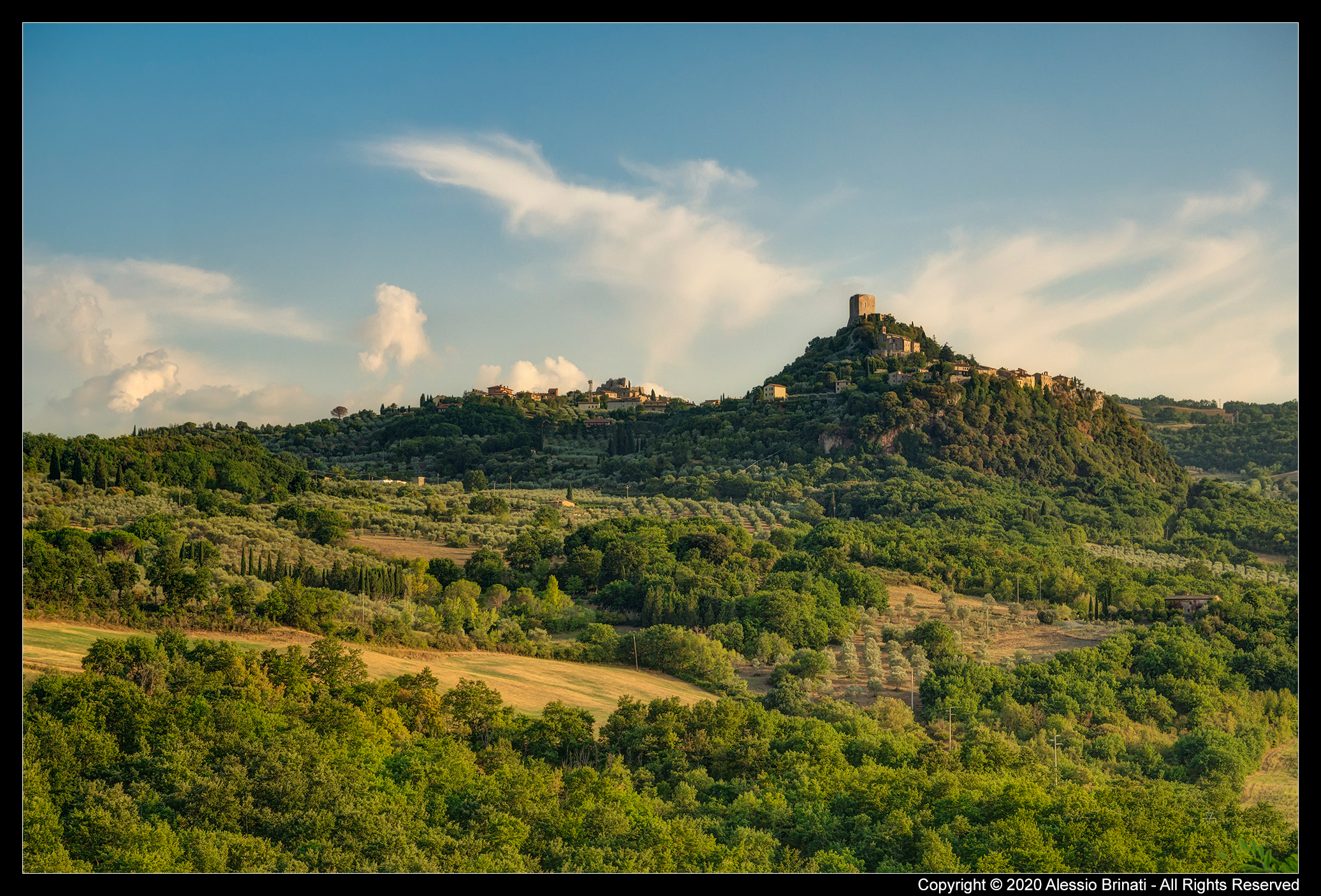 Rocca di Tentennano (Vista da Bagno Vignoni)