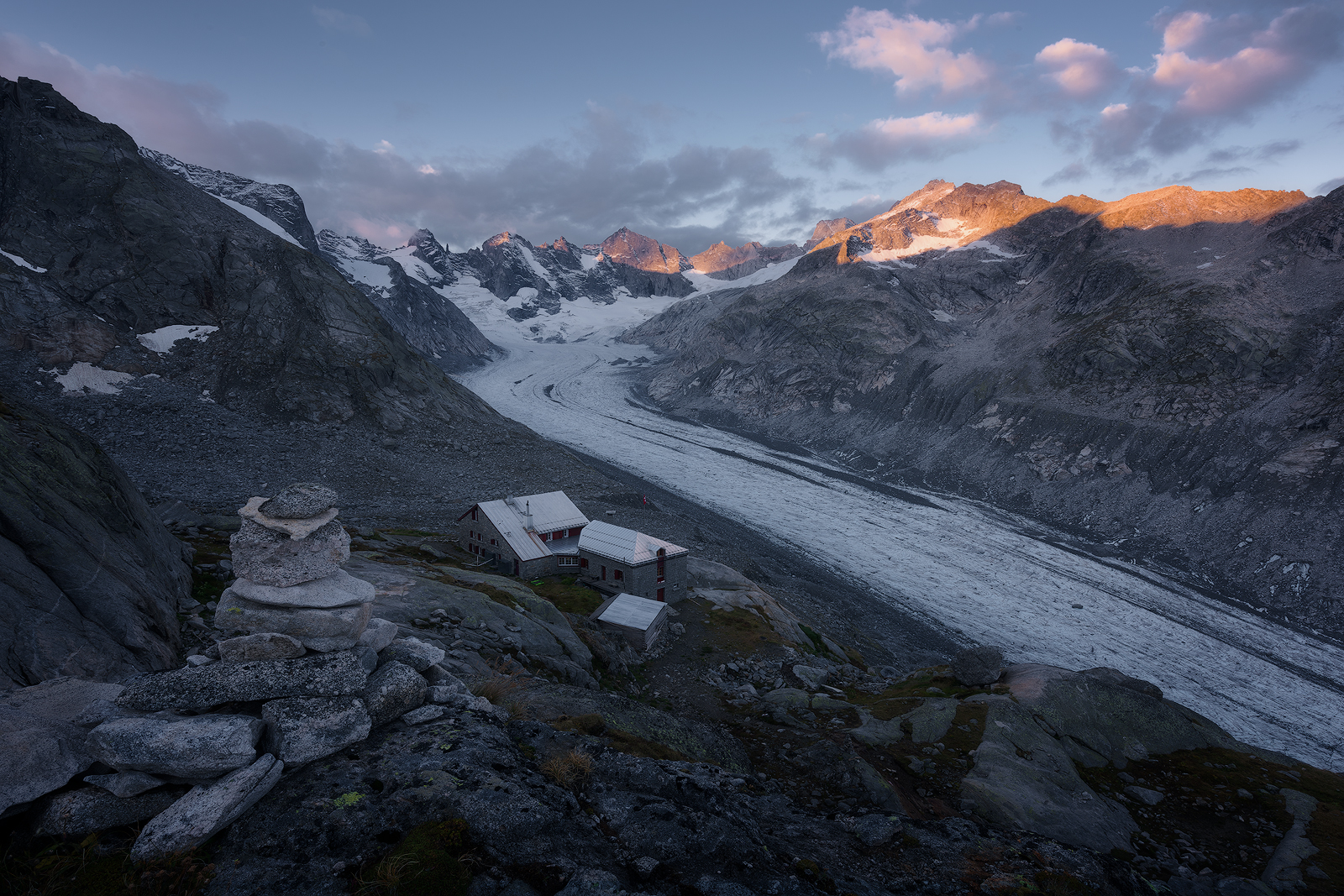 Ghiacciaio dei forni alba