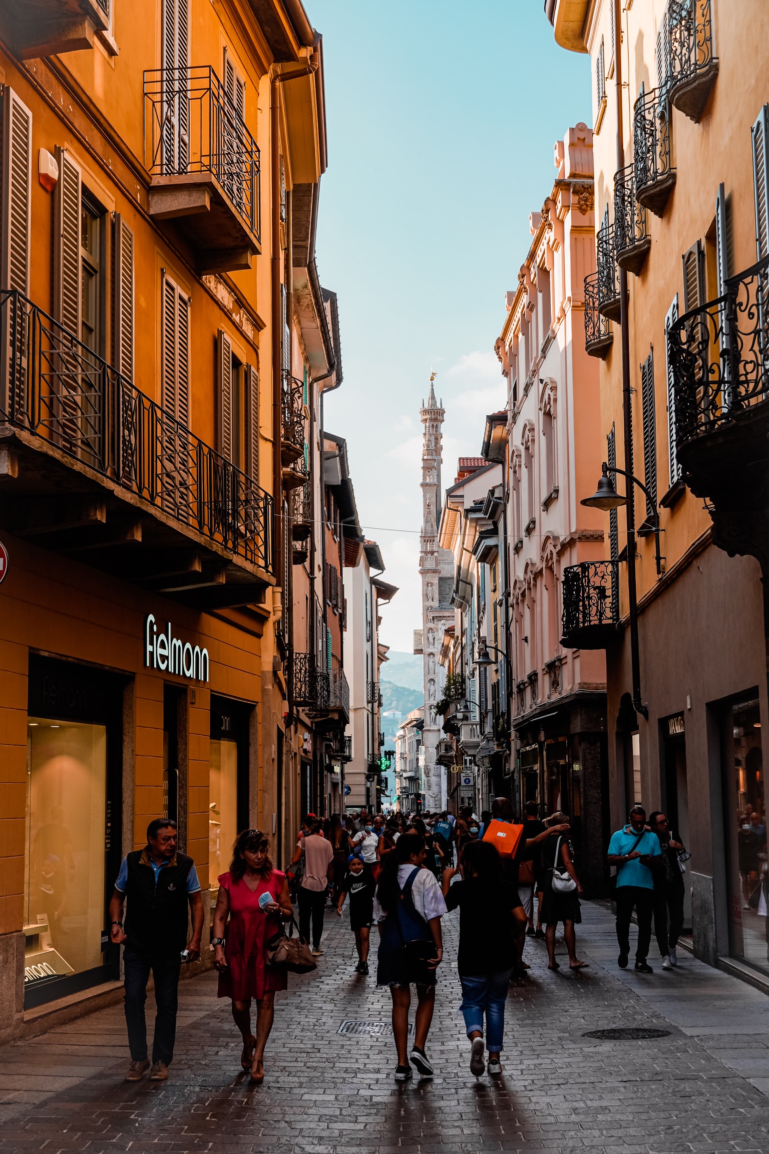 The streets of Como