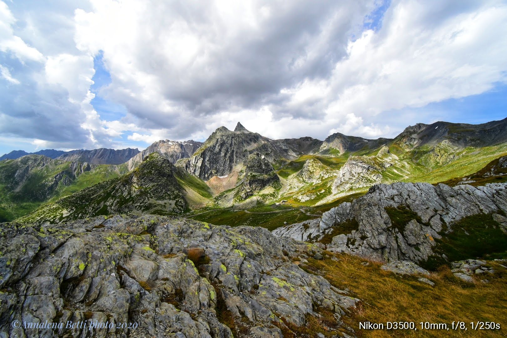 Vista dal passo del Gran San Bernardo