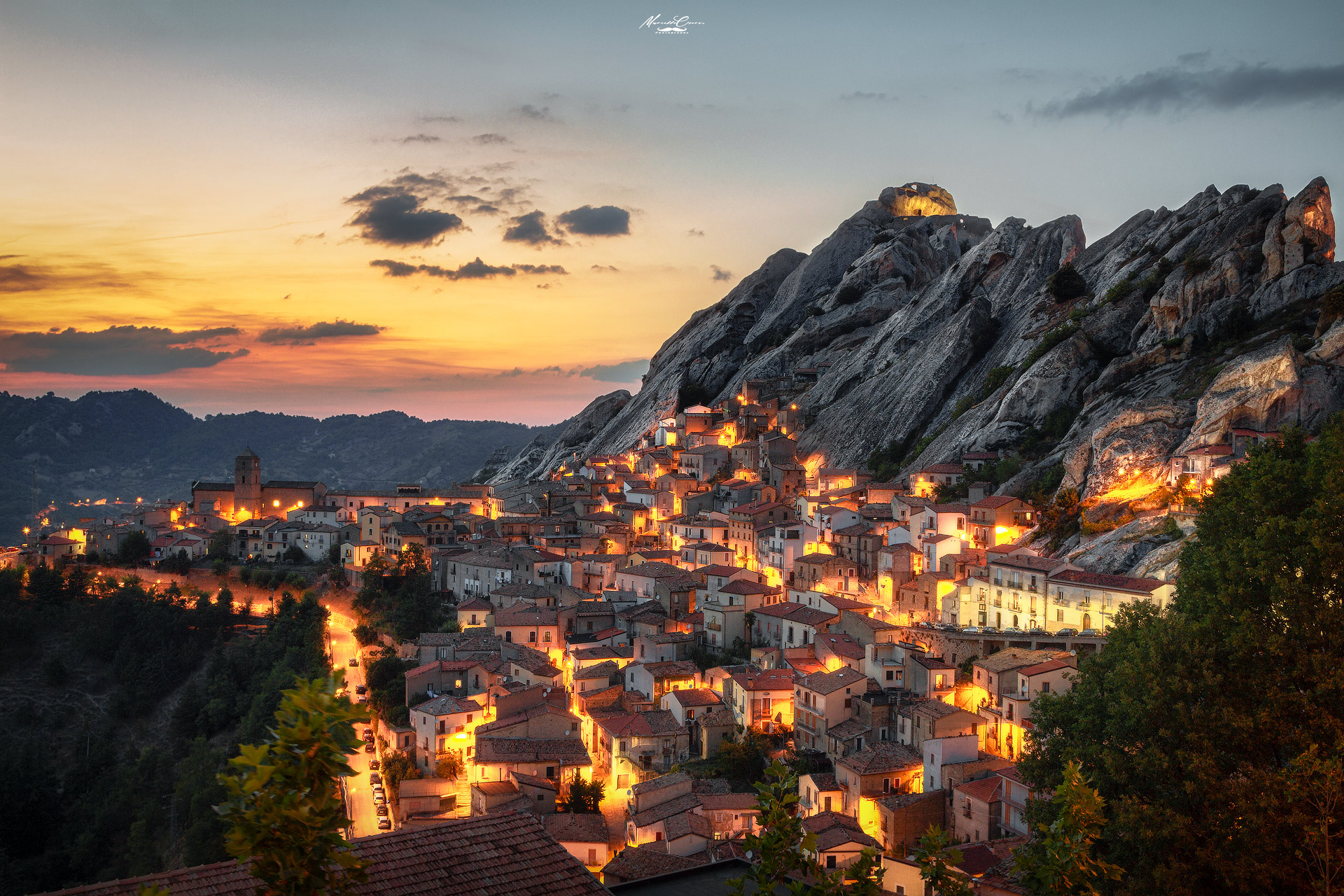 Pietrapertosa sunset