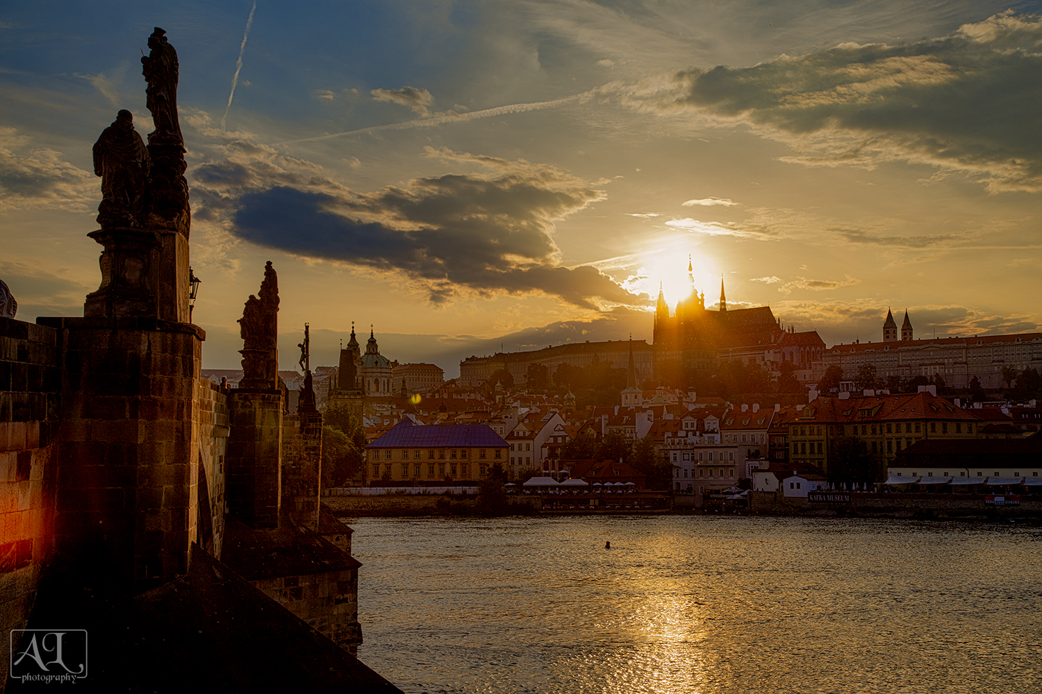 Sunset in Prague
