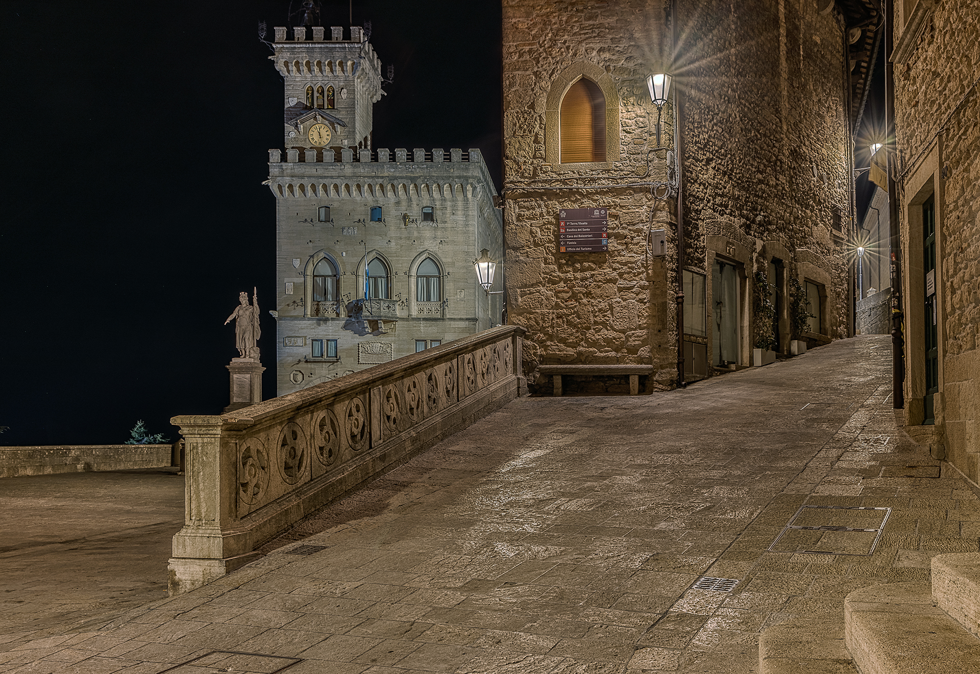 San Marino nightscape