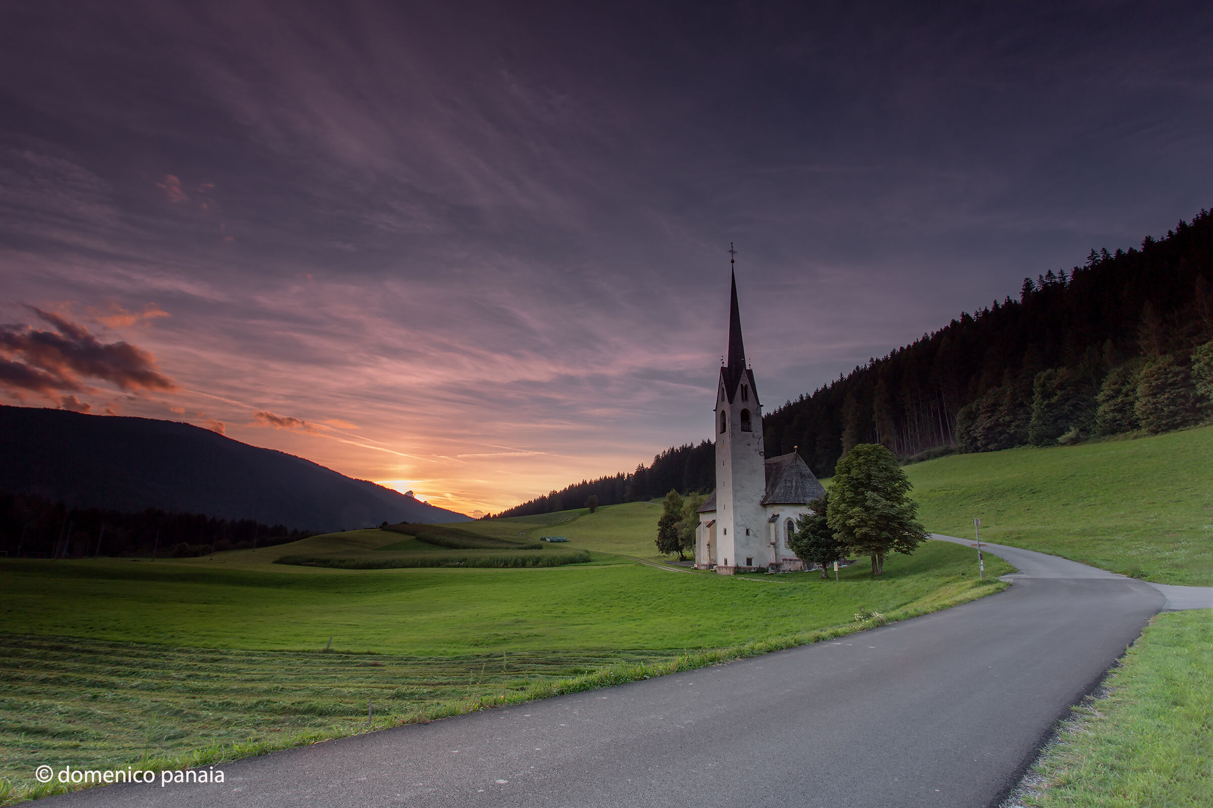 tramonto a villabassa (bz)
