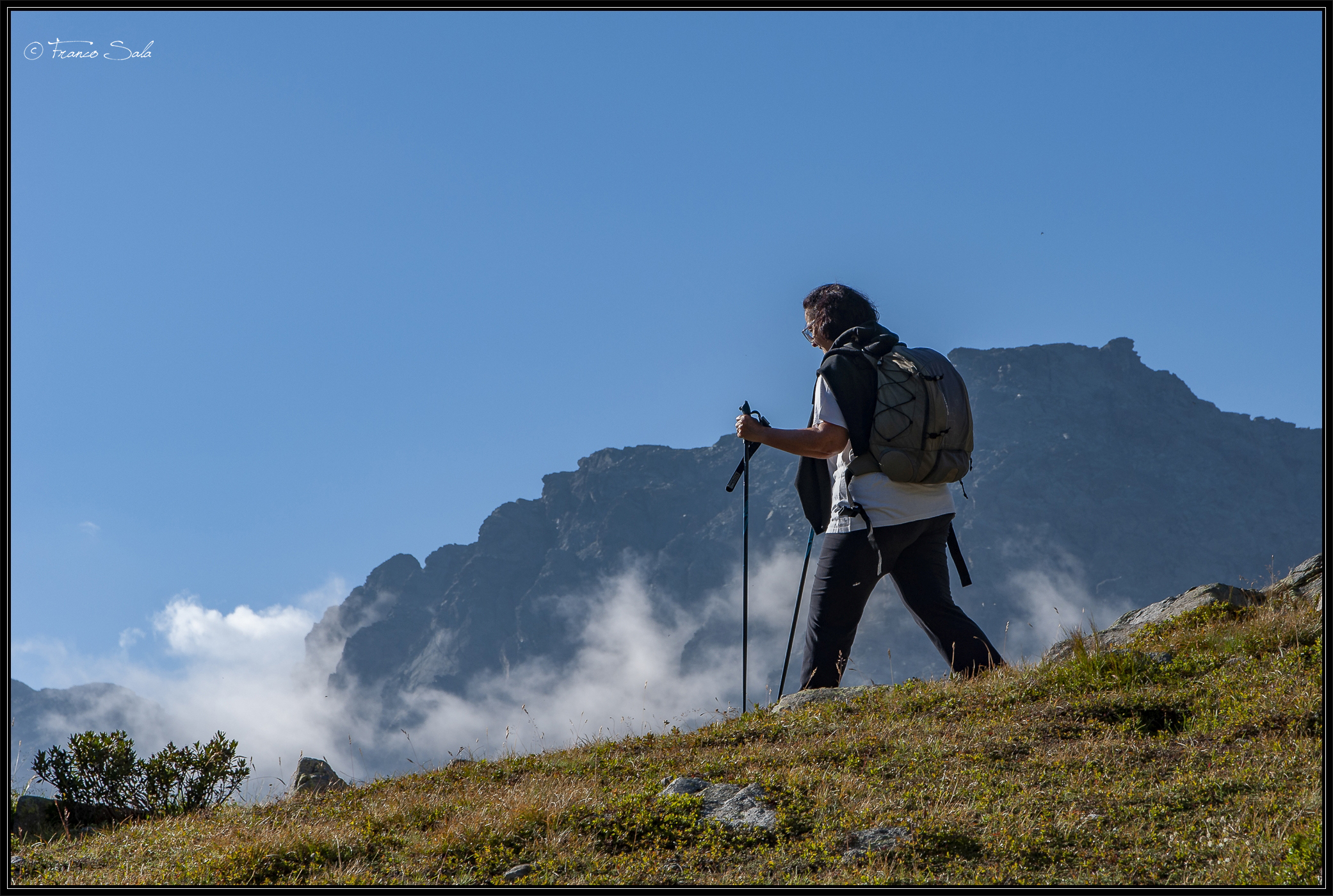 Walking in the clouds