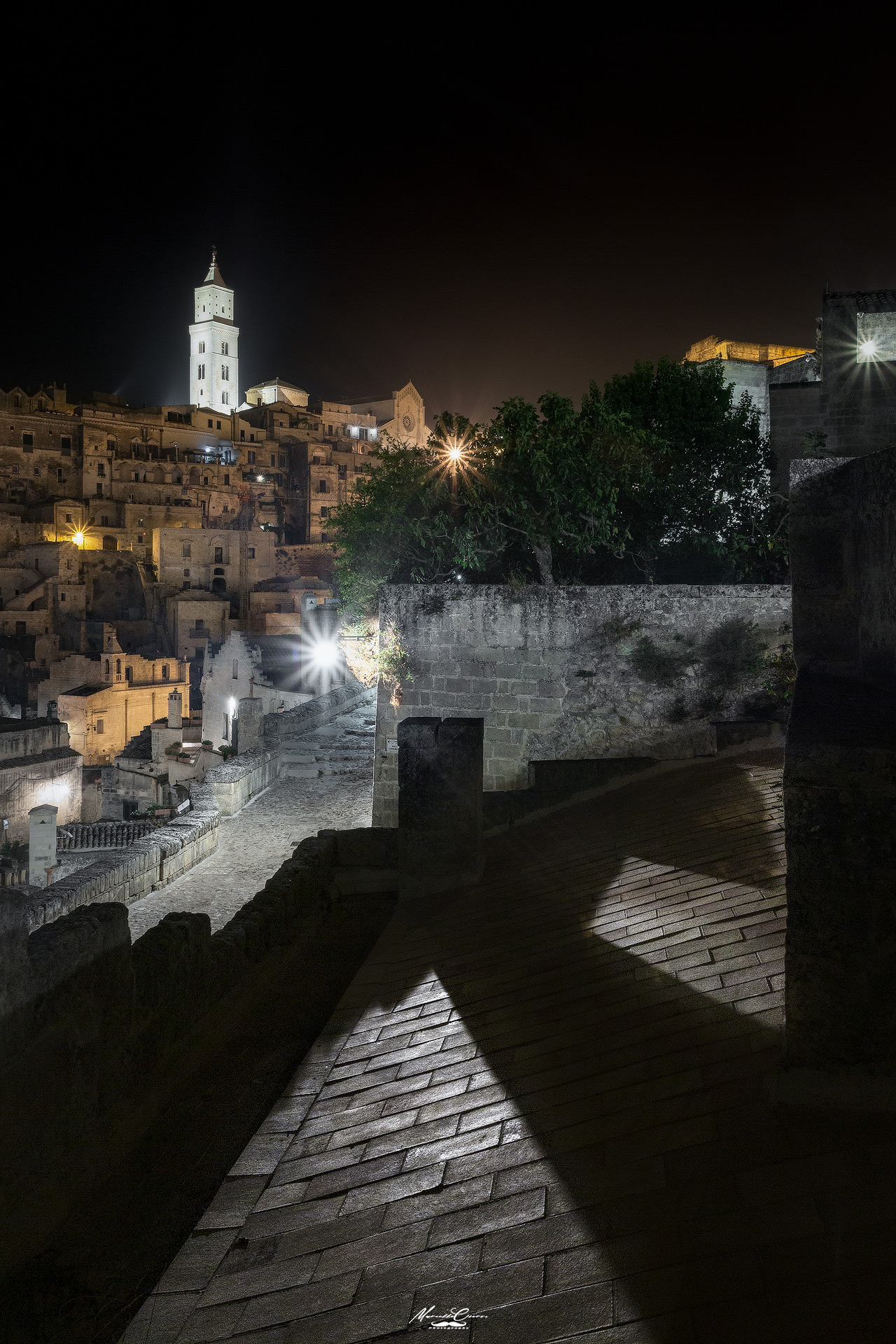 Matera in the night
