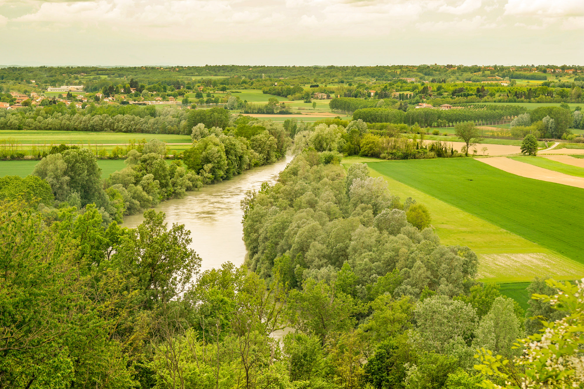 in mezzo scorre il fiume