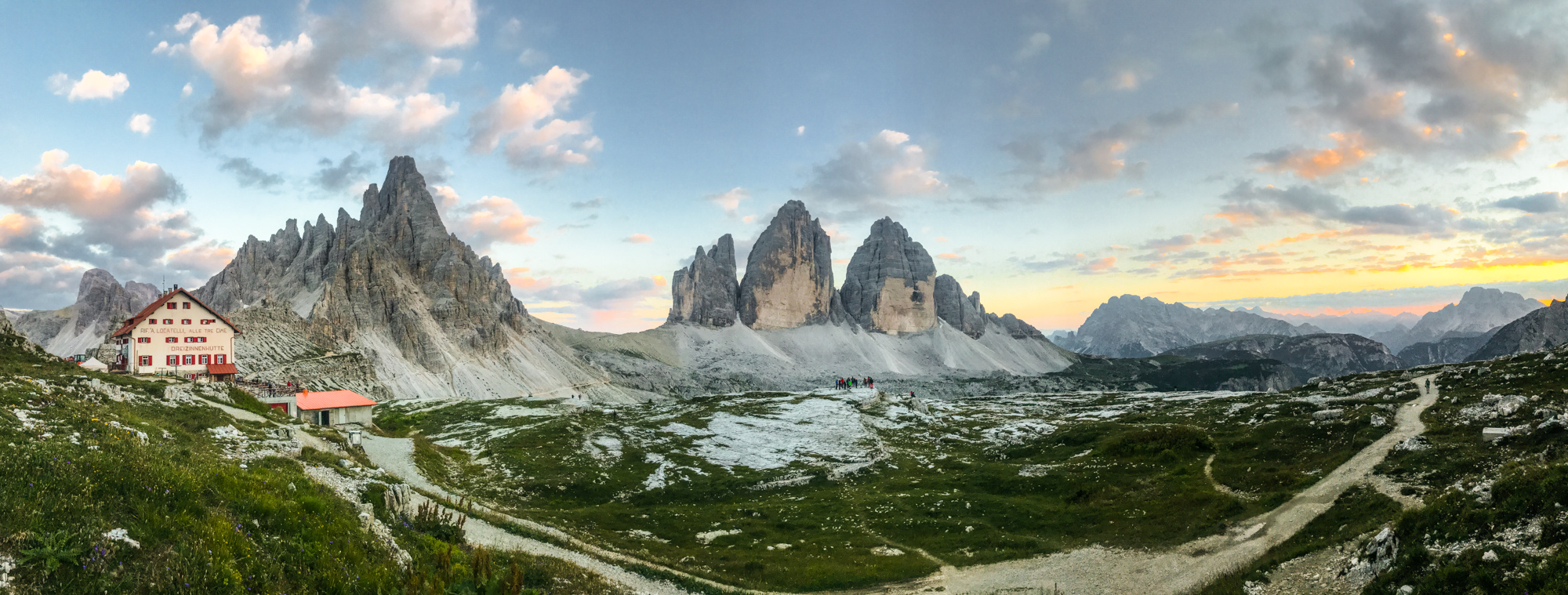 Tramonto alle Tre cime di Lavaredo 2 (Agosto 2020)