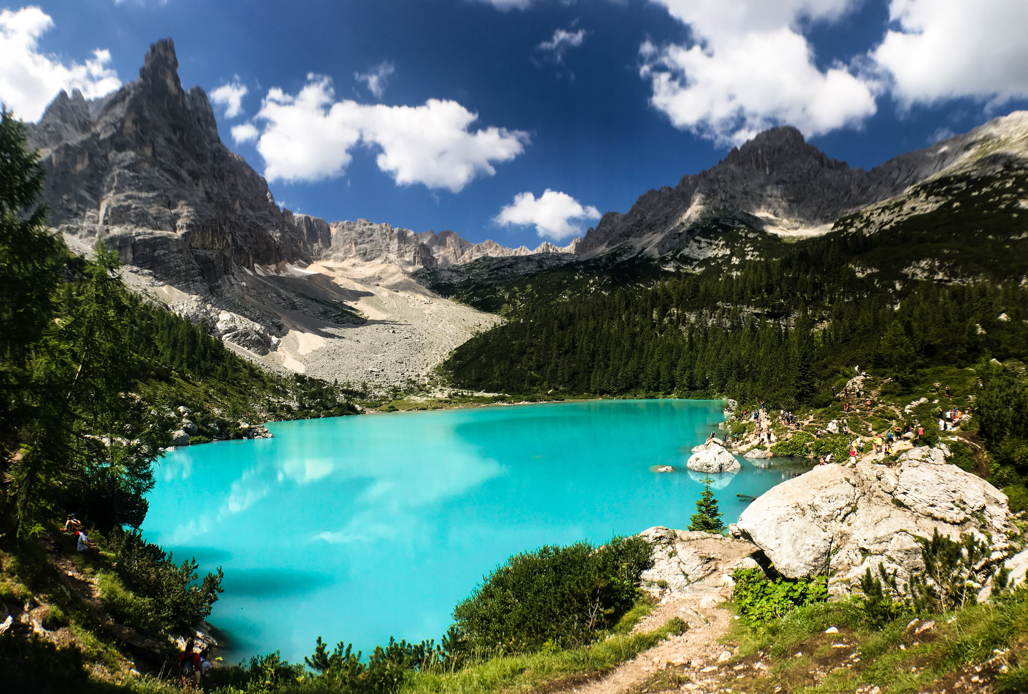 Lago di Sorapis (agosto 2020)
