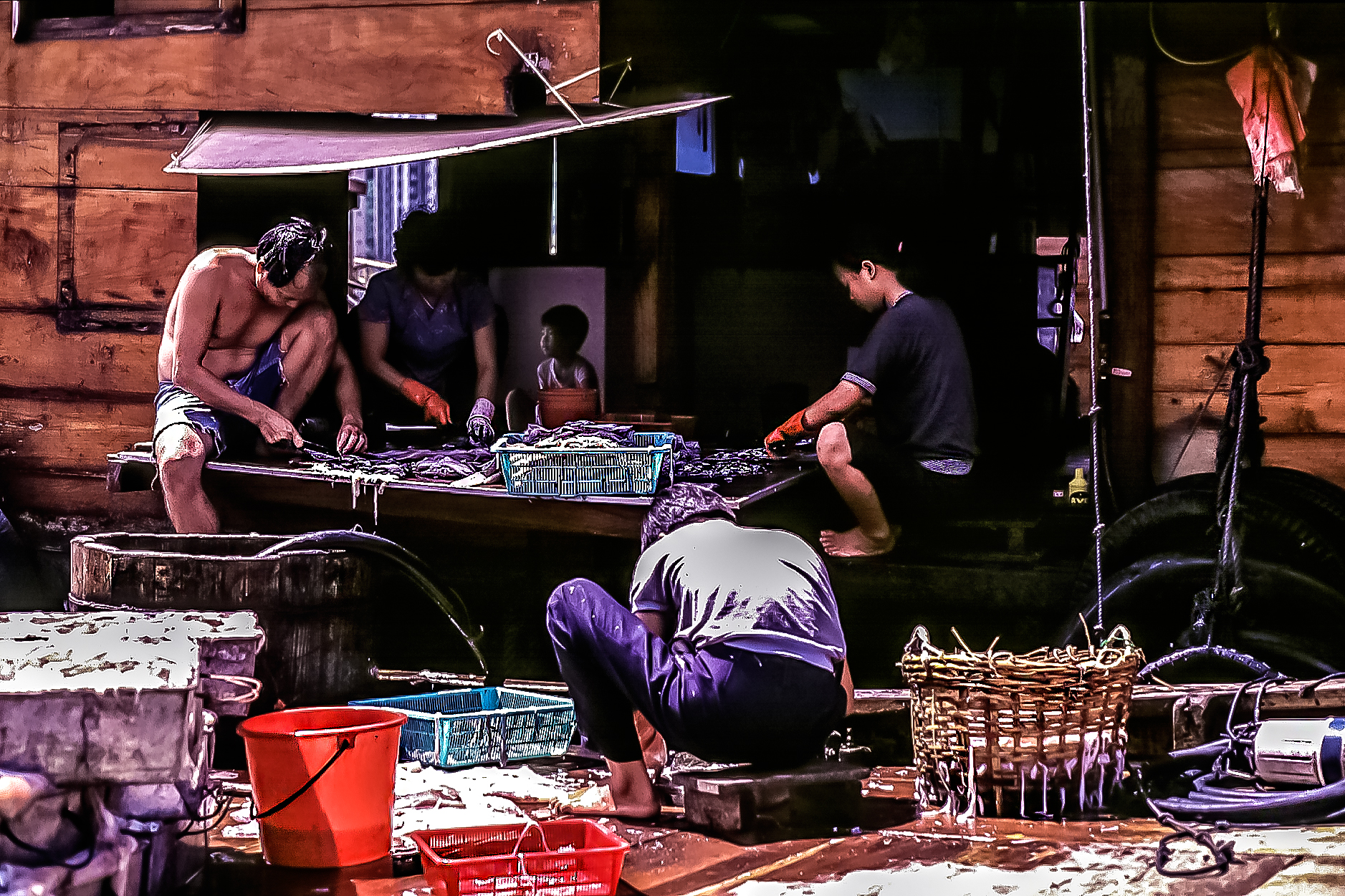 Lavorazione del pesce - Hong Kong
