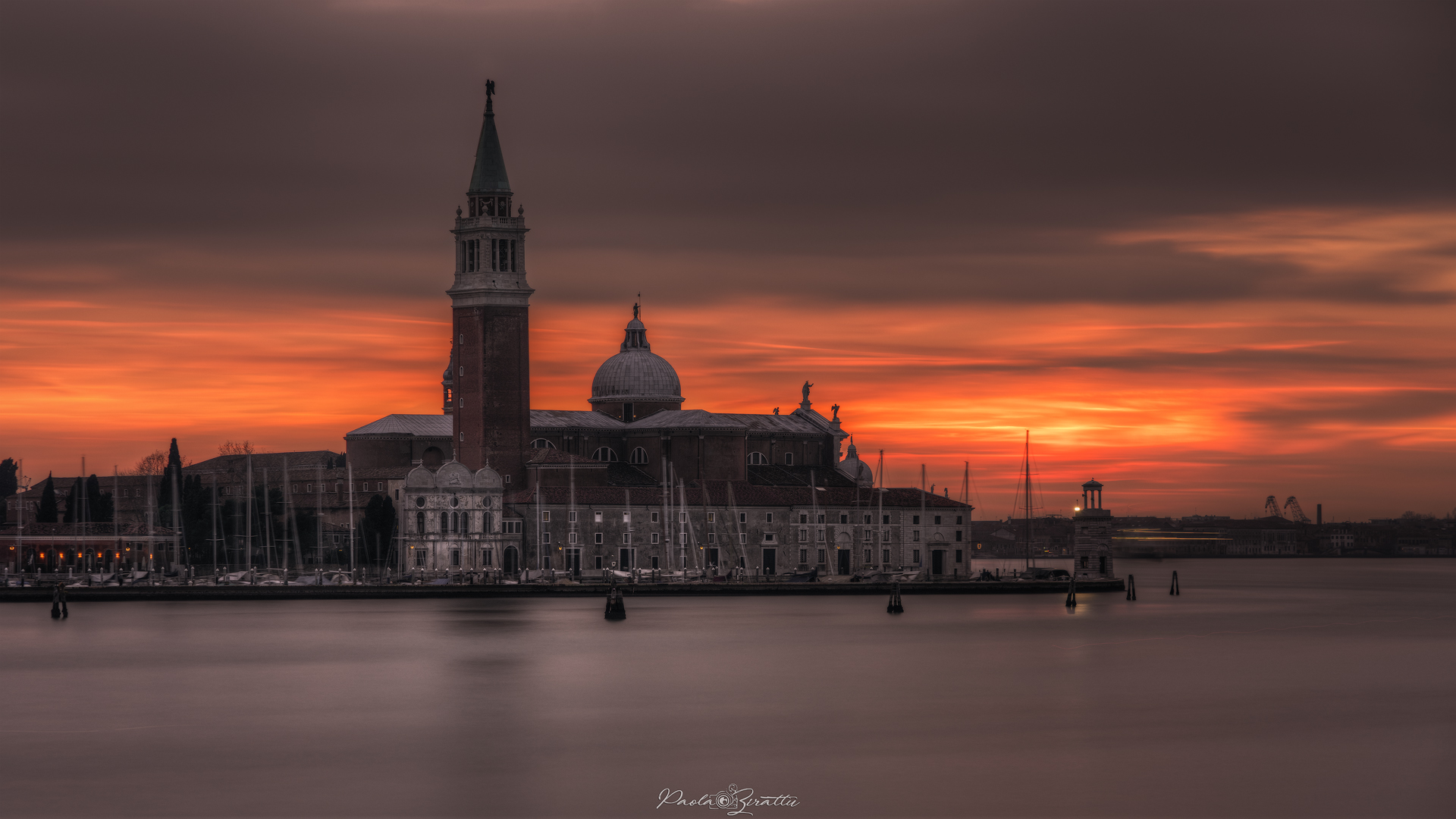 tramonto a Venezia