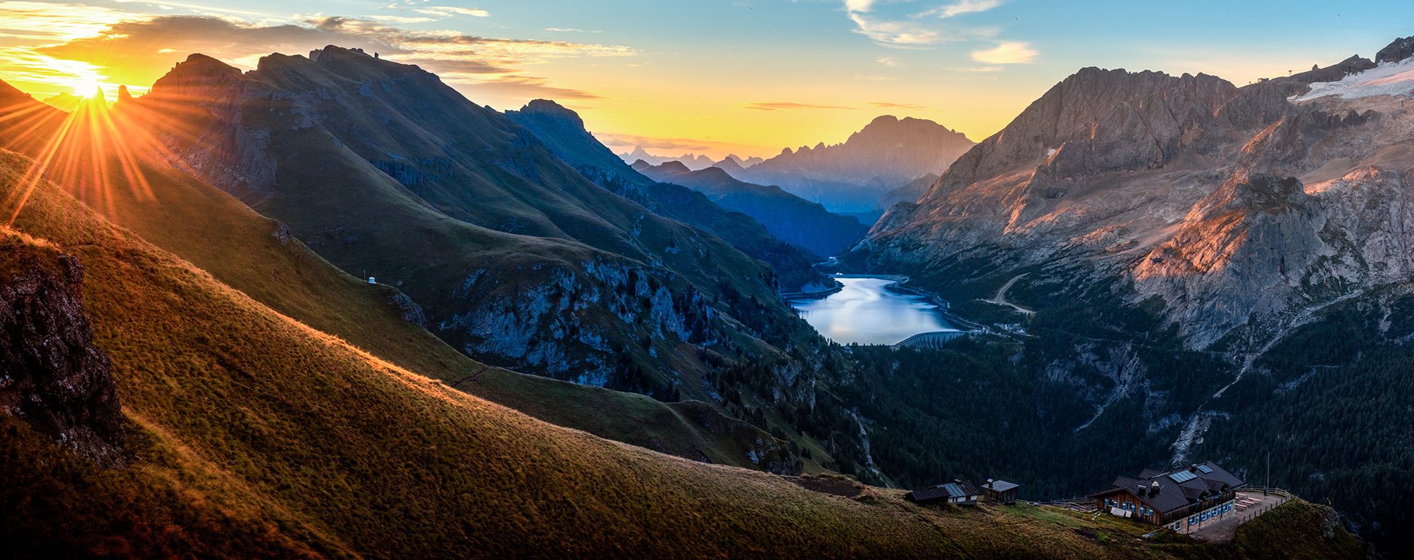 Alba con vista Marmolada