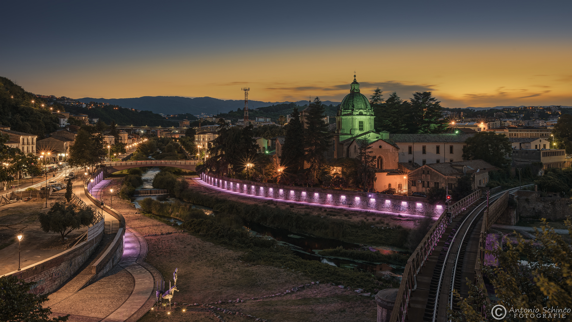 The Alaric Monument, the Busento River and the Convent