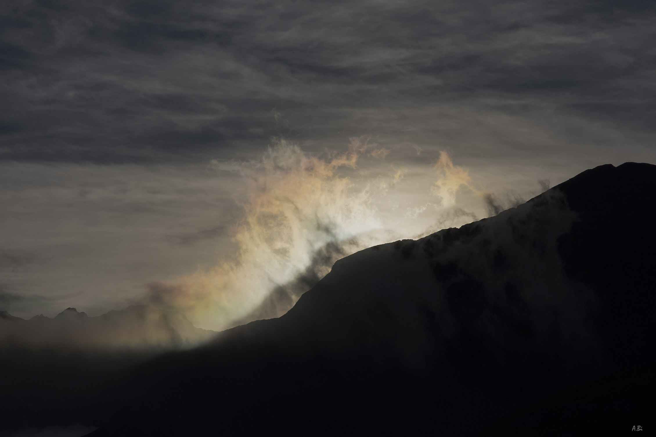 Clouds in the sunset