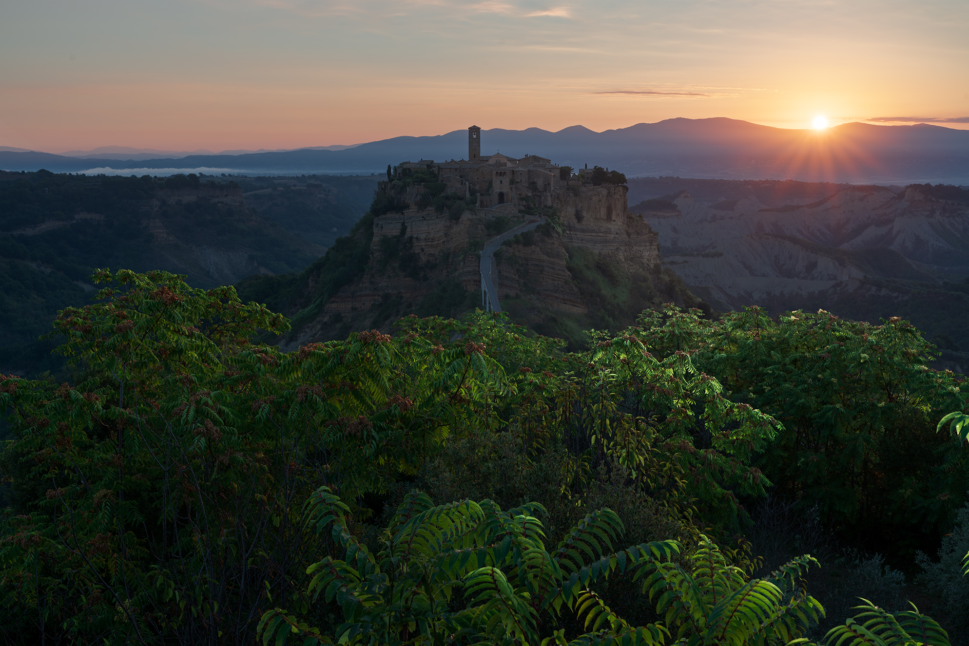 Un'alba a Civita