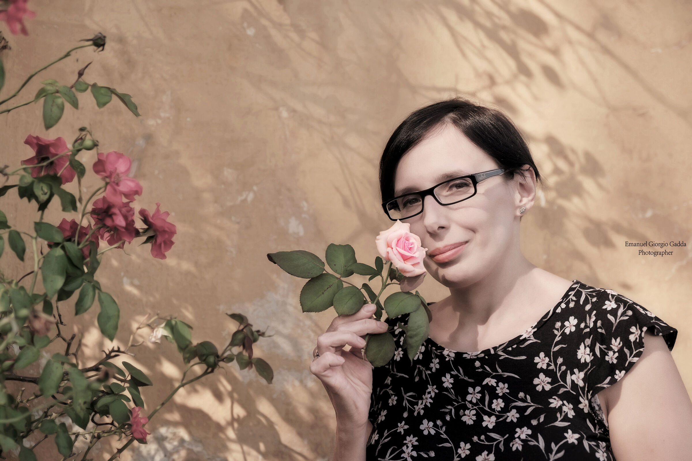 Delicata come una rosa.