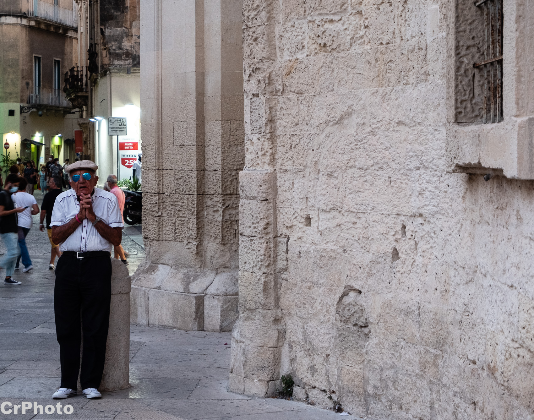 In front of the Cathedral of Lecce