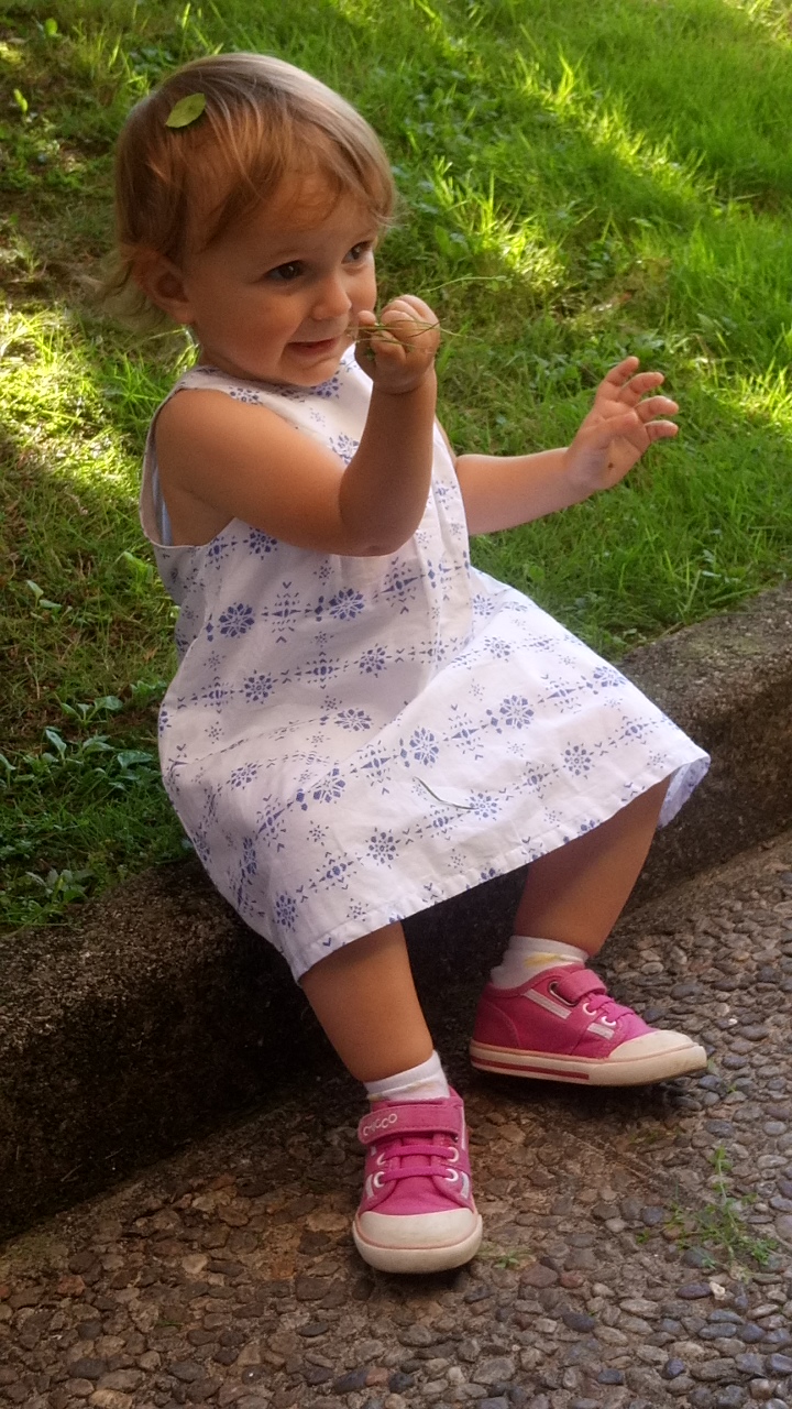 Caspita che bella che è l'erba verde!