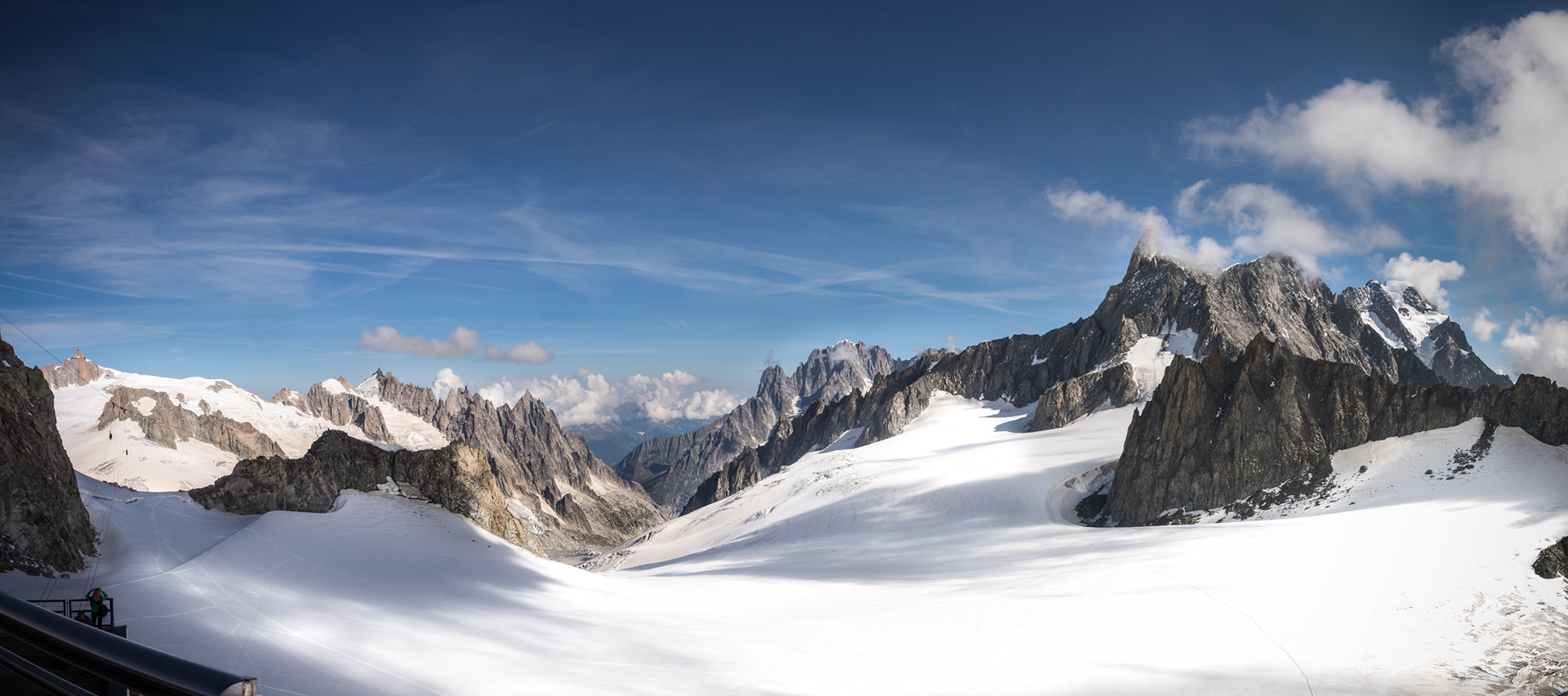 Panorama from Punta Helbronner