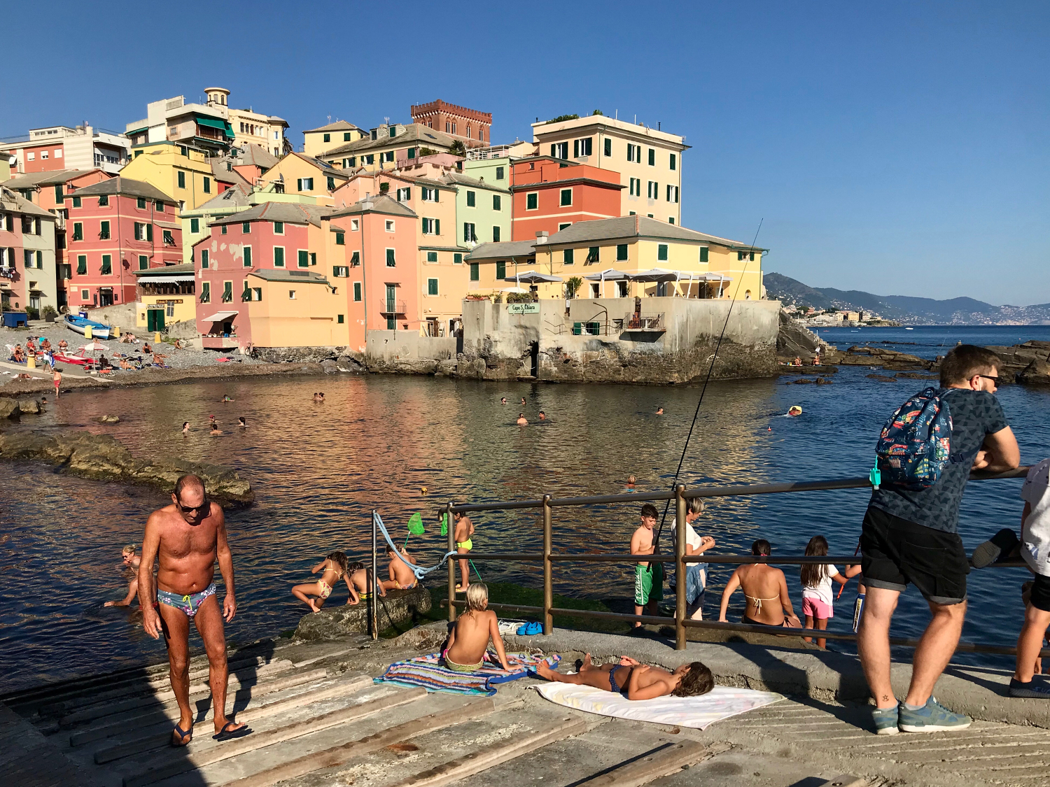 Ultimi bagni a Boccadasse