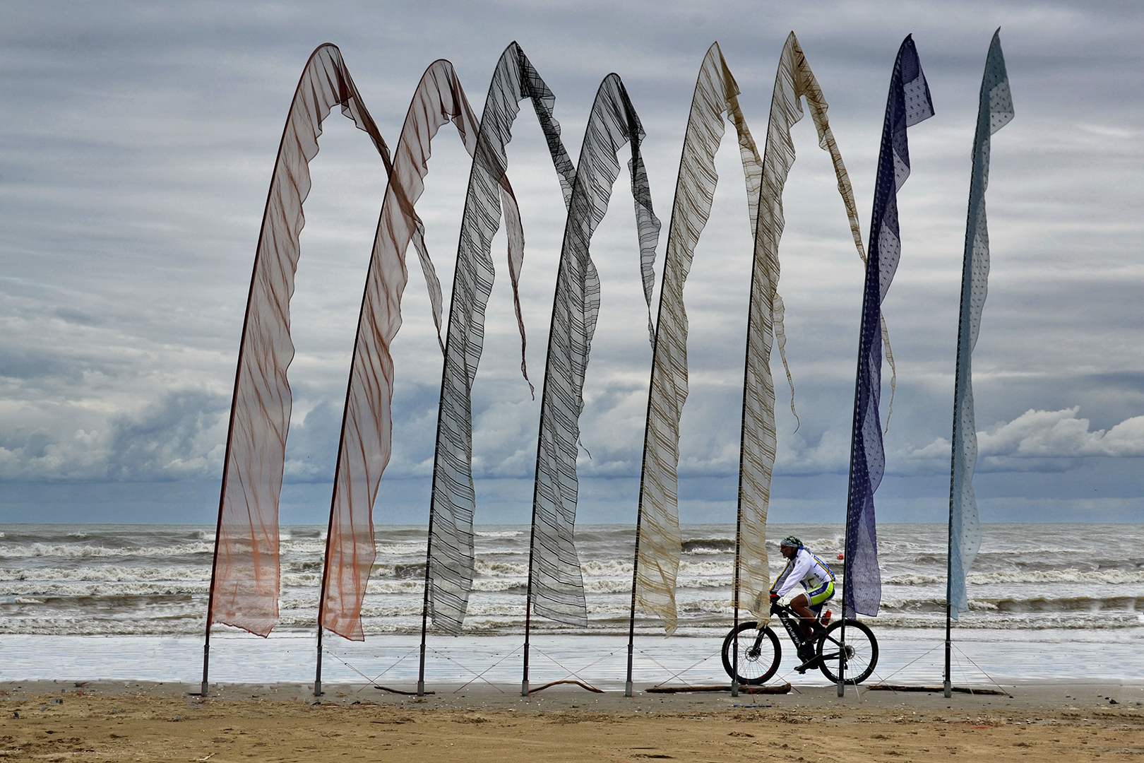 Sails in the wind