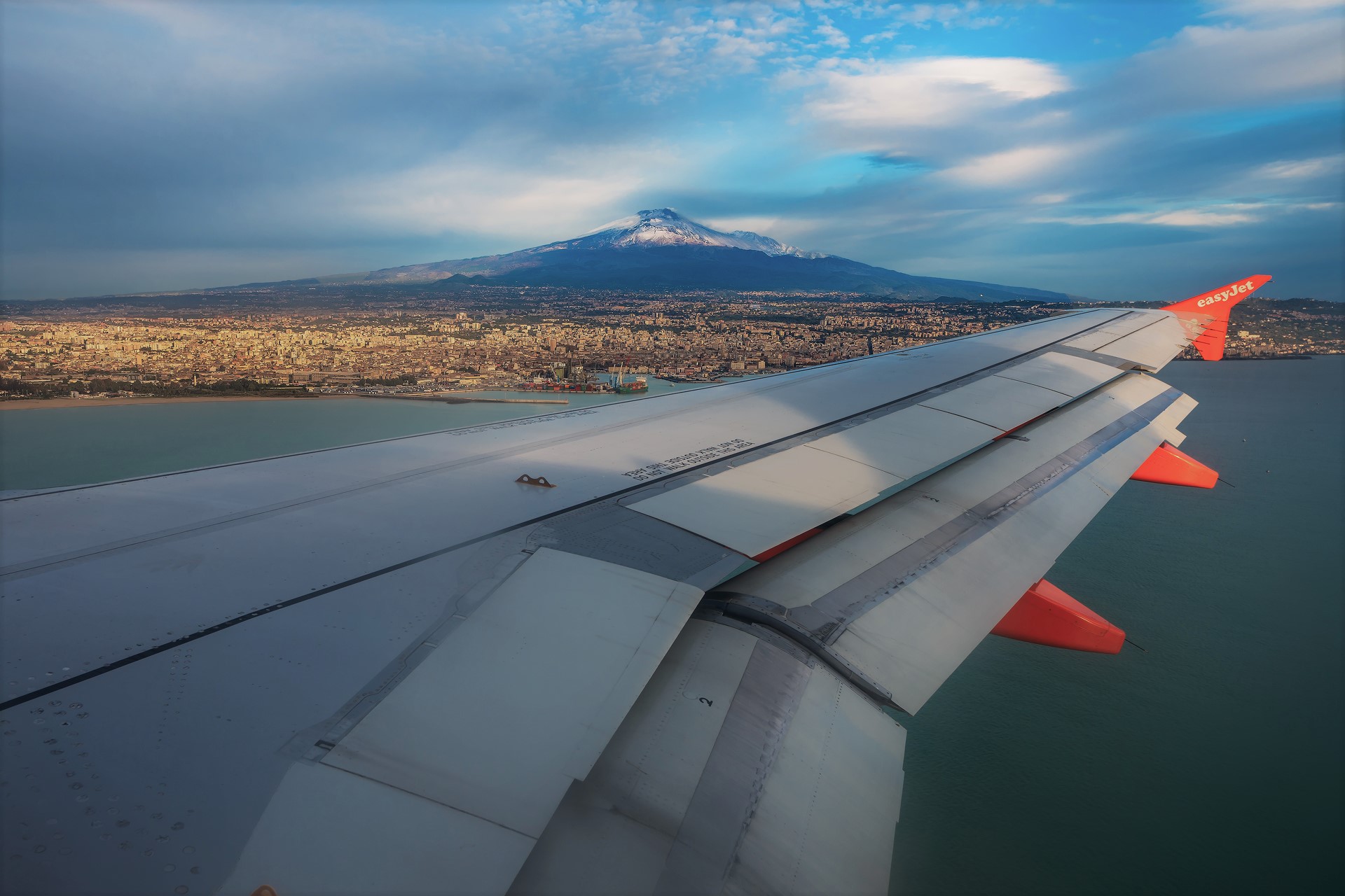 Catania from the porthole