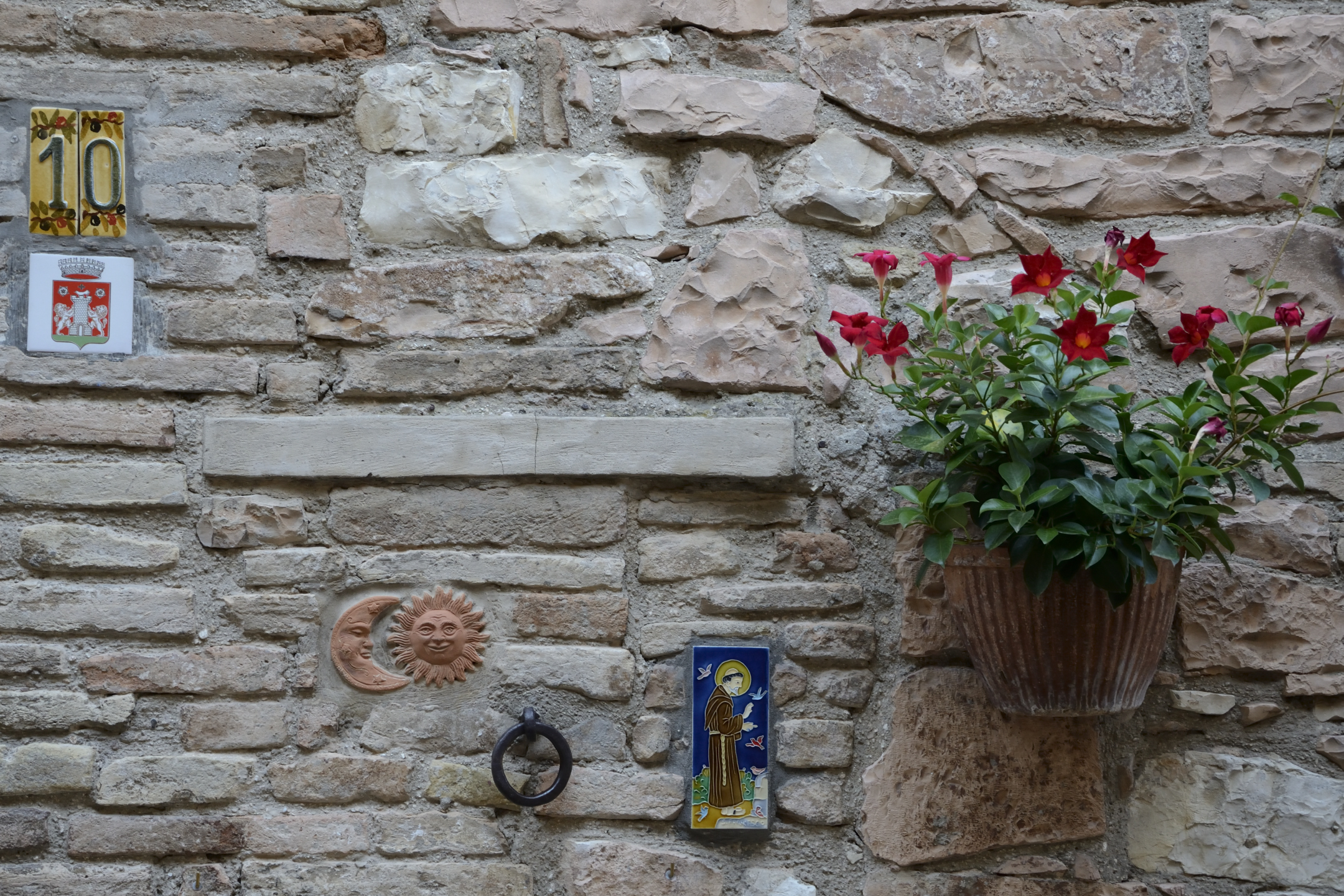 Religion and flowers - Spello