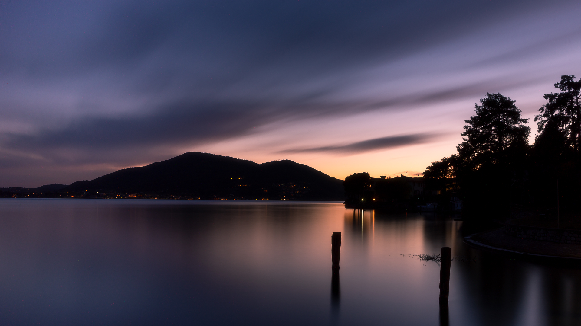 Sunset on Lake Iseo (Predore) - Long Exp.