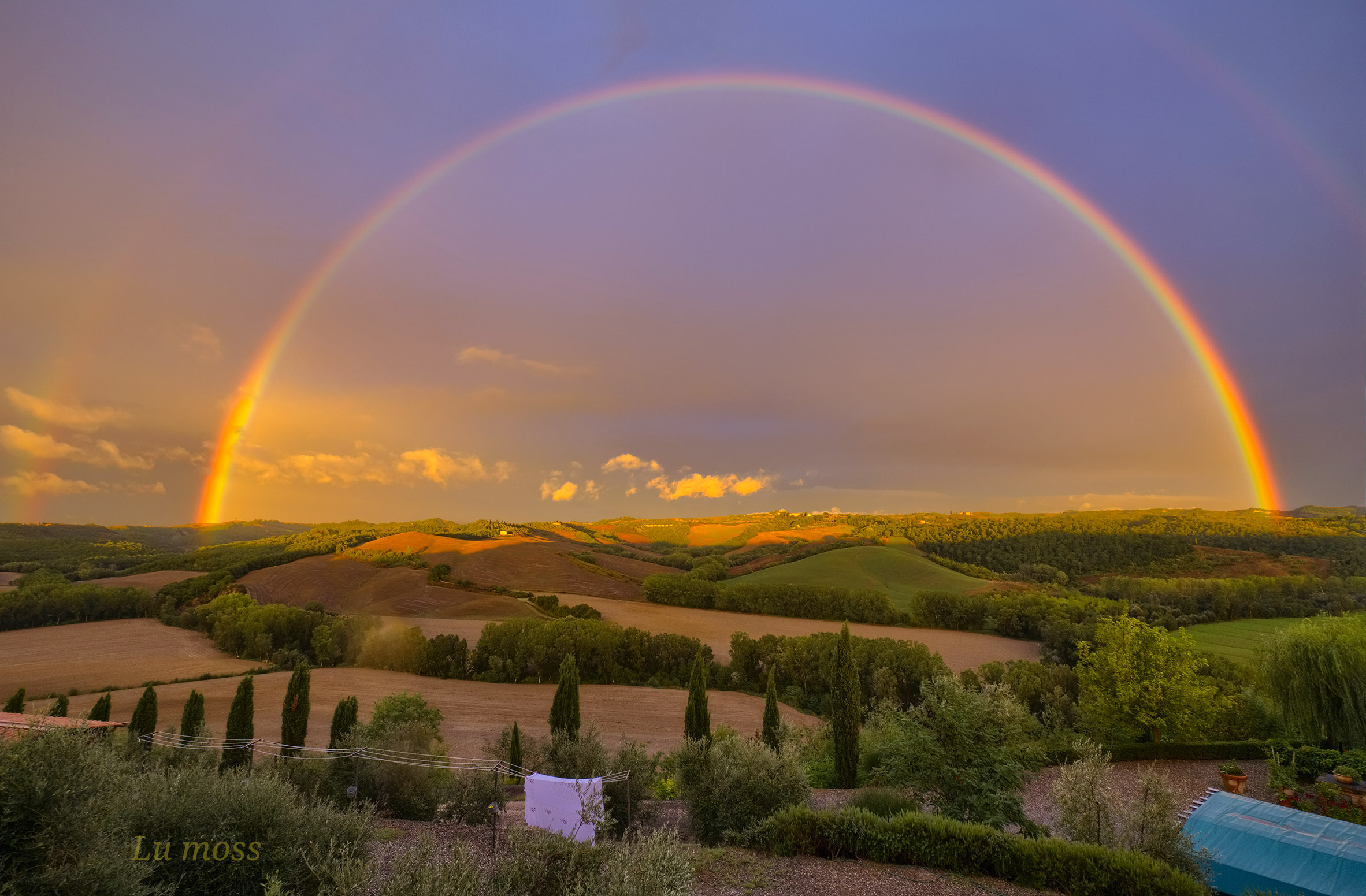 The night after the rain.