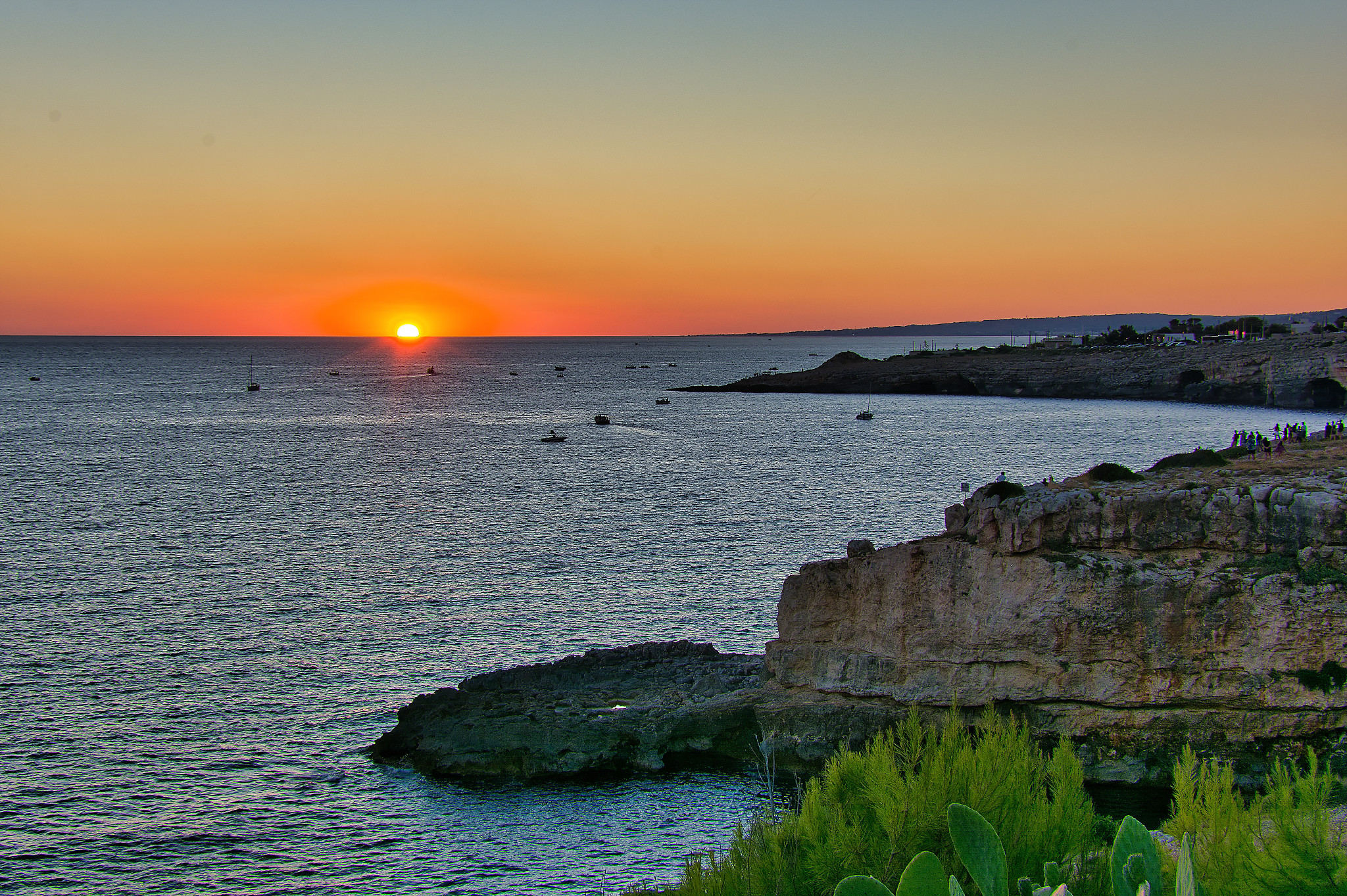 Sunset at Punta Ristola