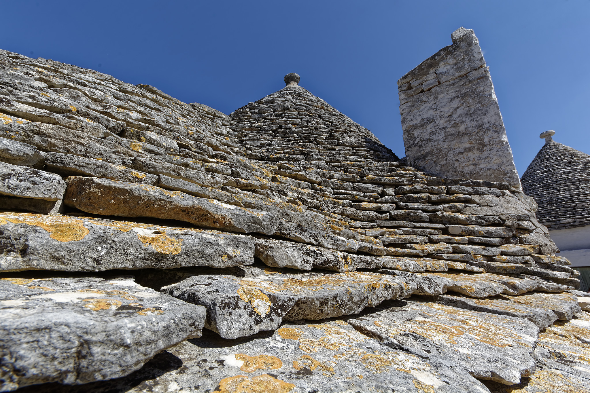 the roofs of Alberobello