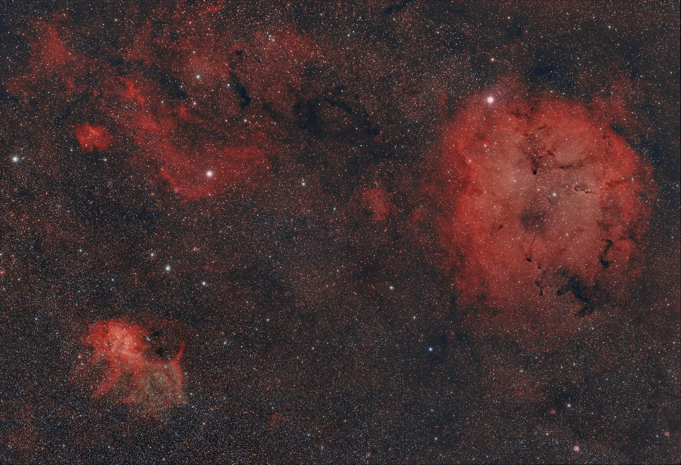 Sh2-132 (Leon Nebula) Sh2-134 ? IC1396
