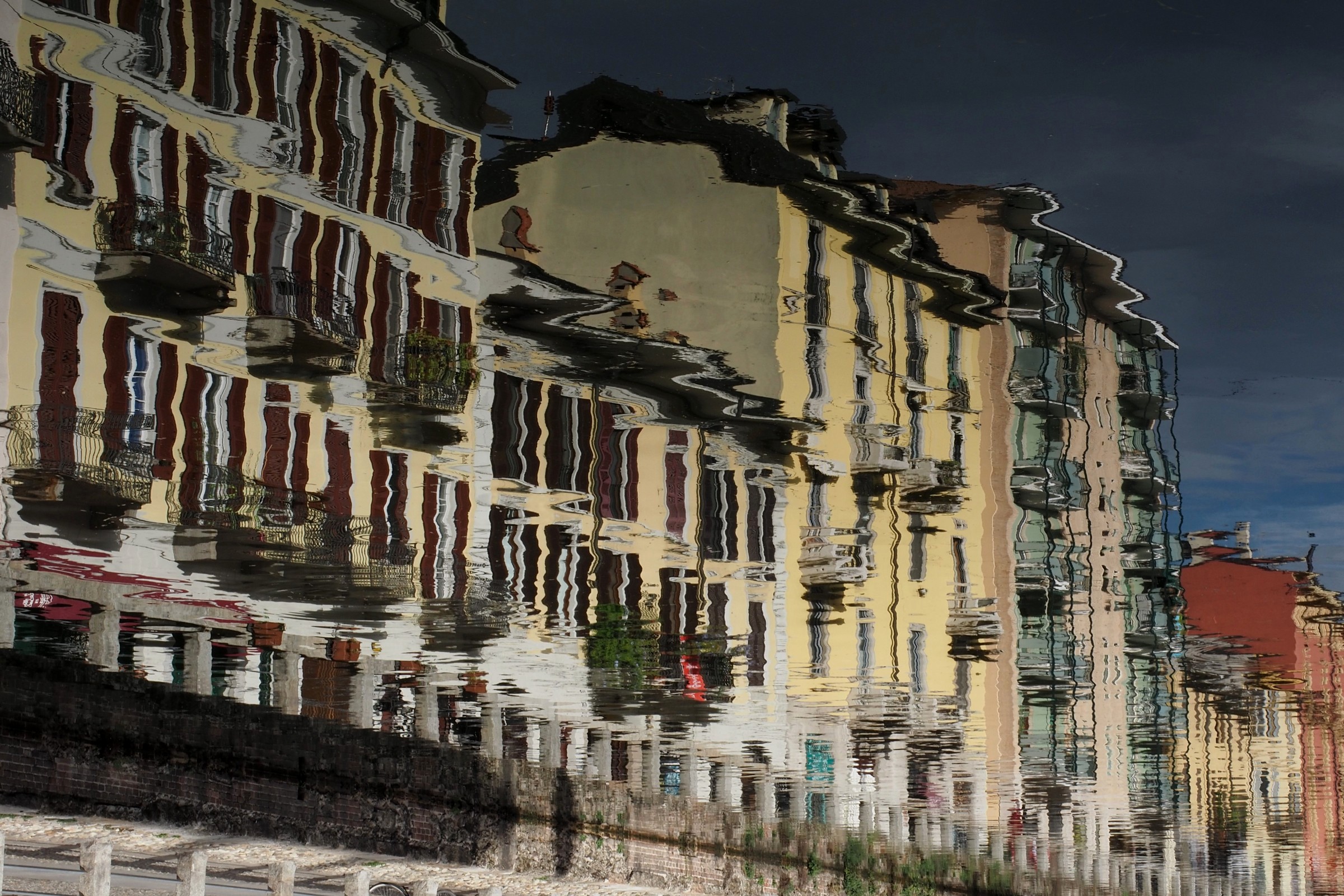 Acquerello sui Navigli