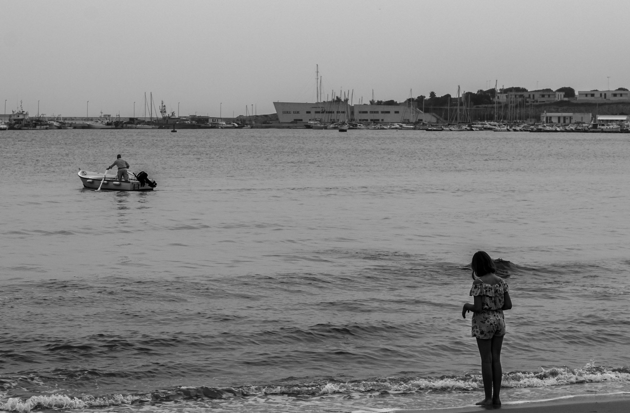 La bambina e il pescatore.