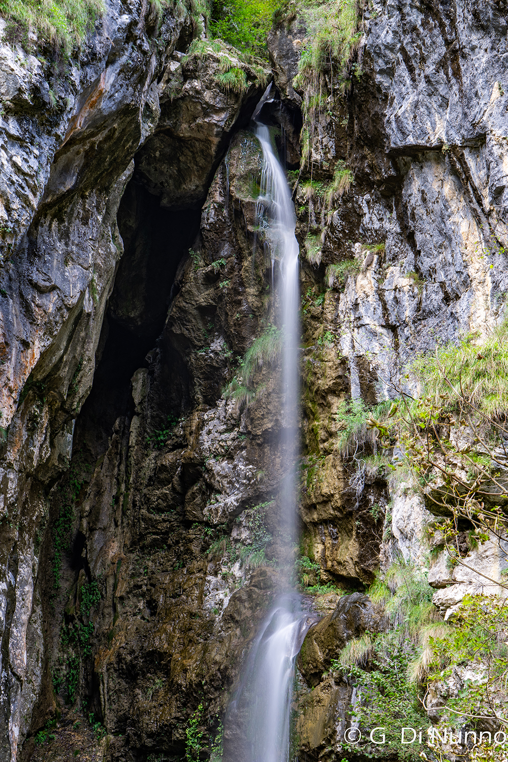 Val Vertova - Cascata piccola e alta