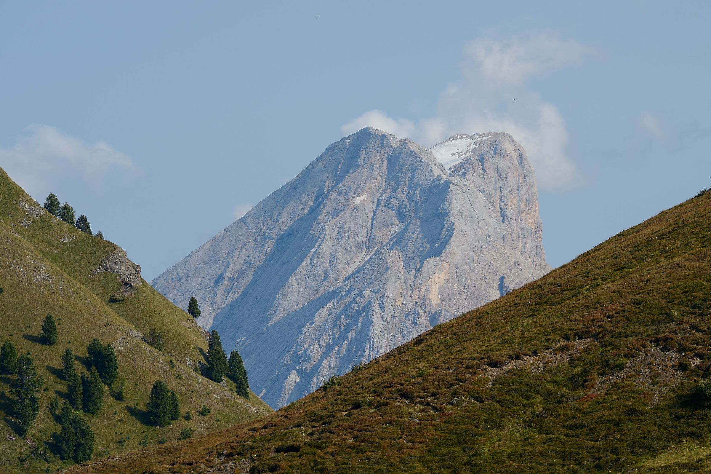 La Marmolada vista da val di Dona