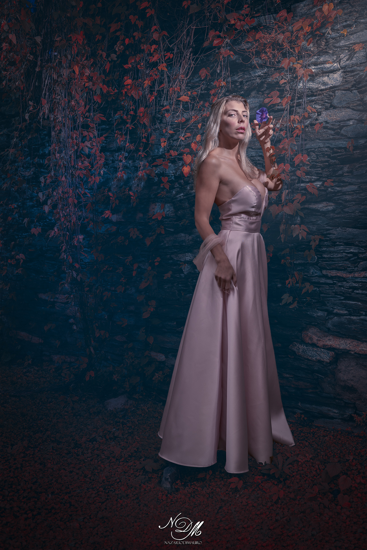 The woman in pink...