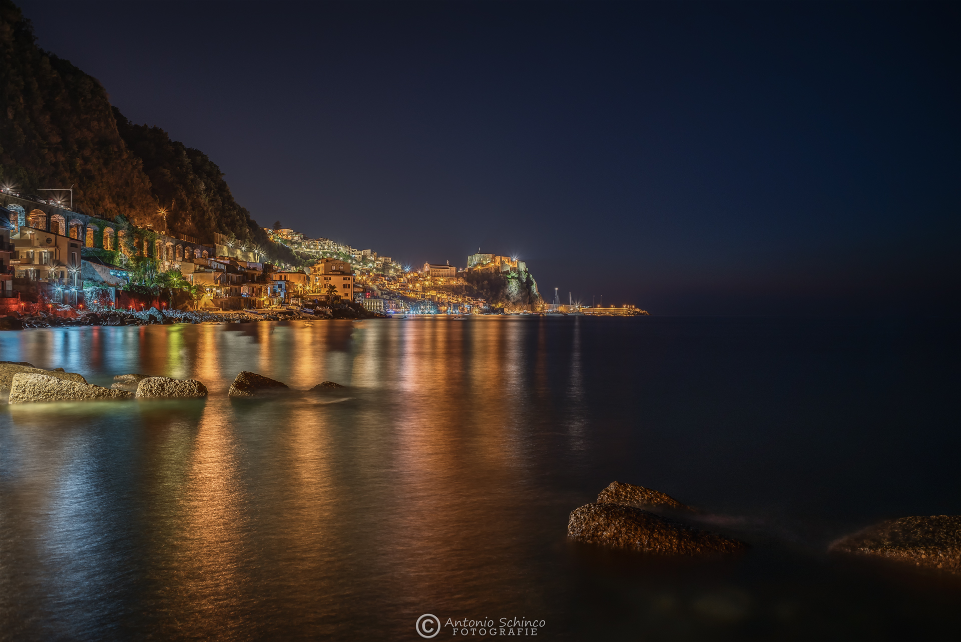 "Chianalea Di Scilla By Night"