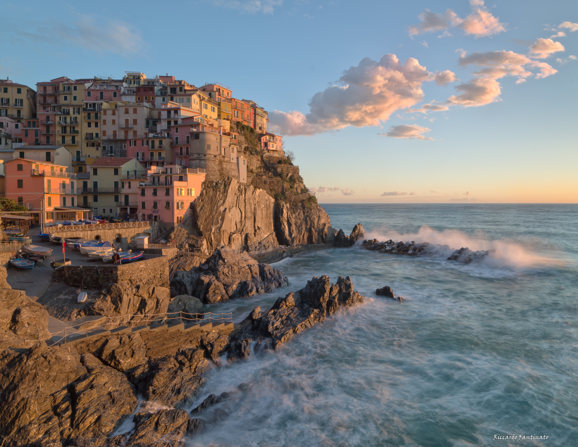 Manarola al tramonto