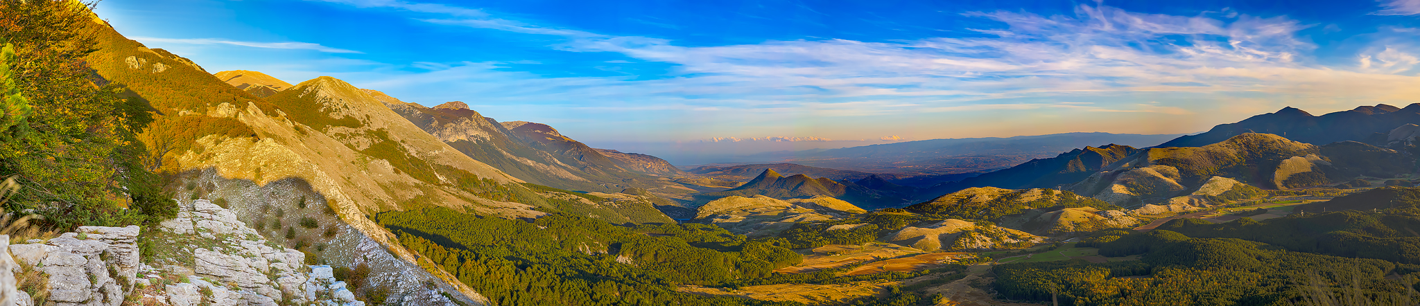 Panorama da colli di Ruggio (Viggianello)