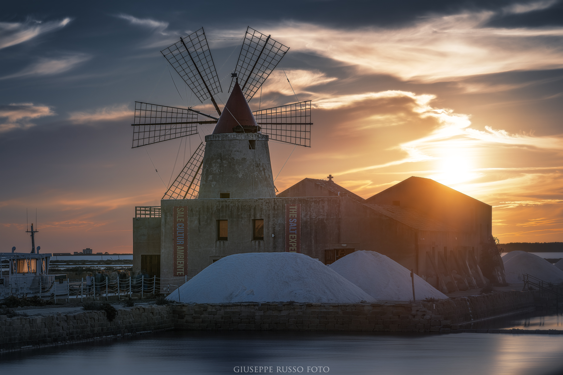 Sunset alle Saline di Marsala