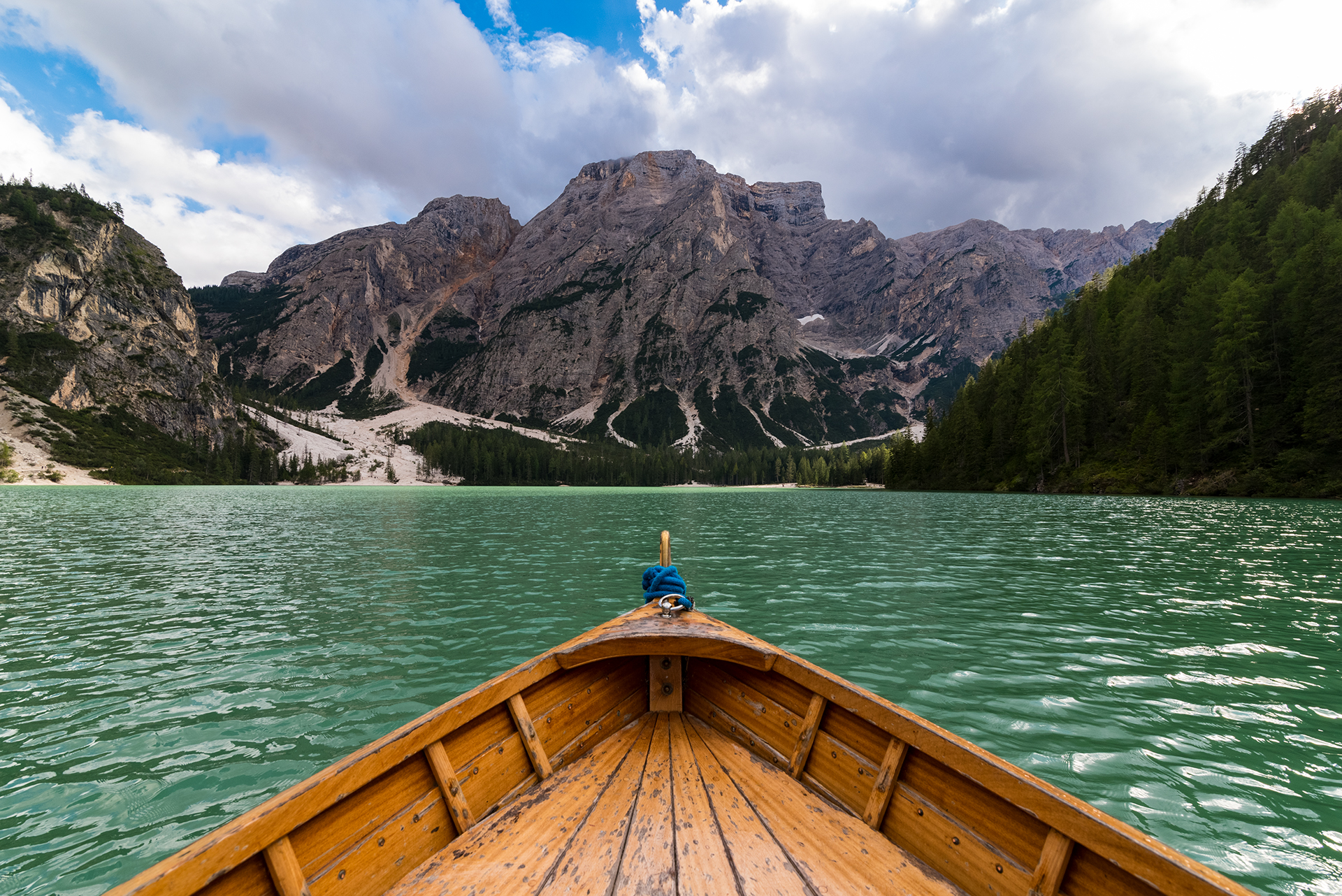 A boat ride - Lago di Braies