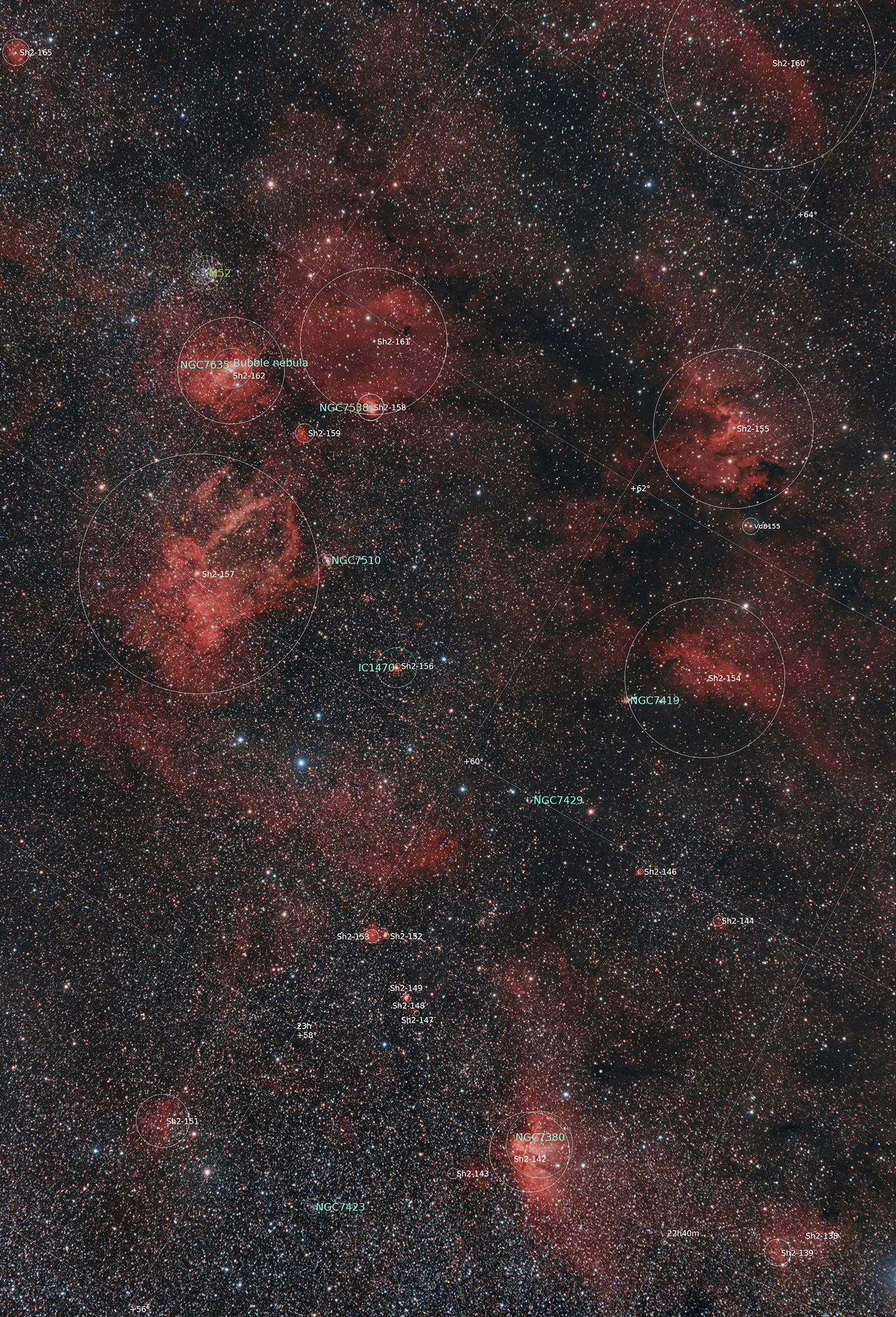 Cepheo/Cassiopea Nebular Complex